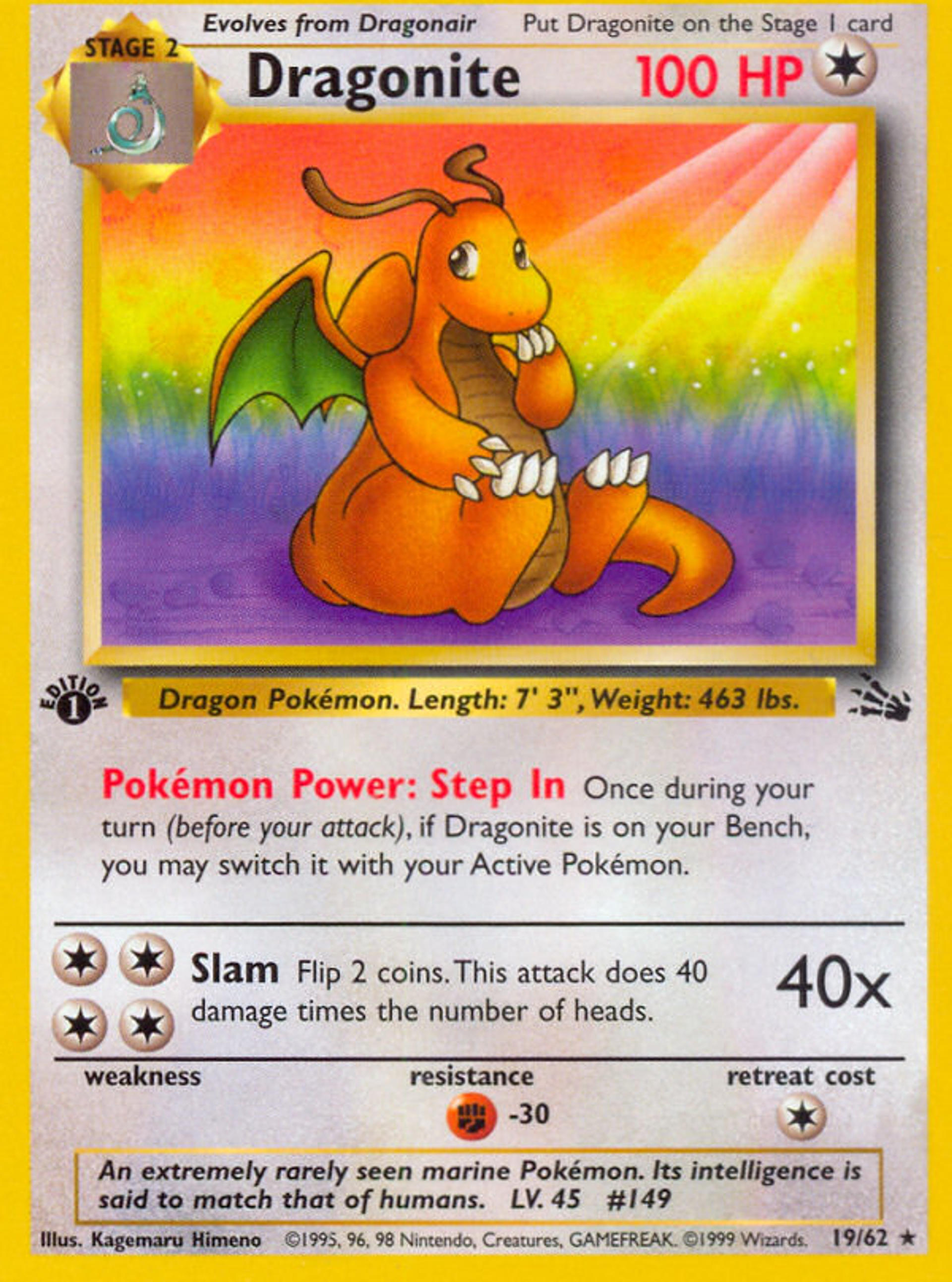 Dragonite — Fossil — Pokemon