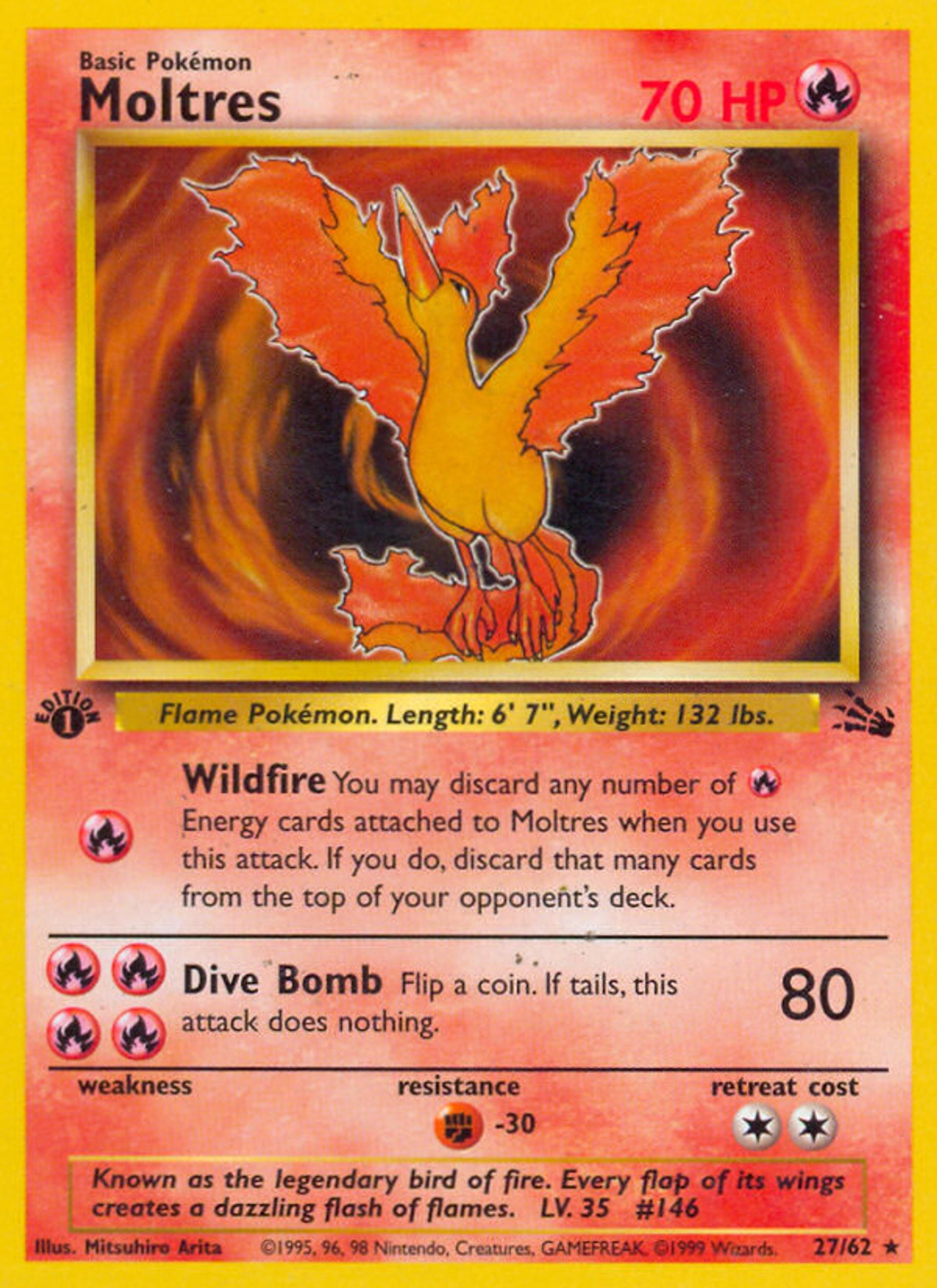 Moltres — Fossil — Pokemon