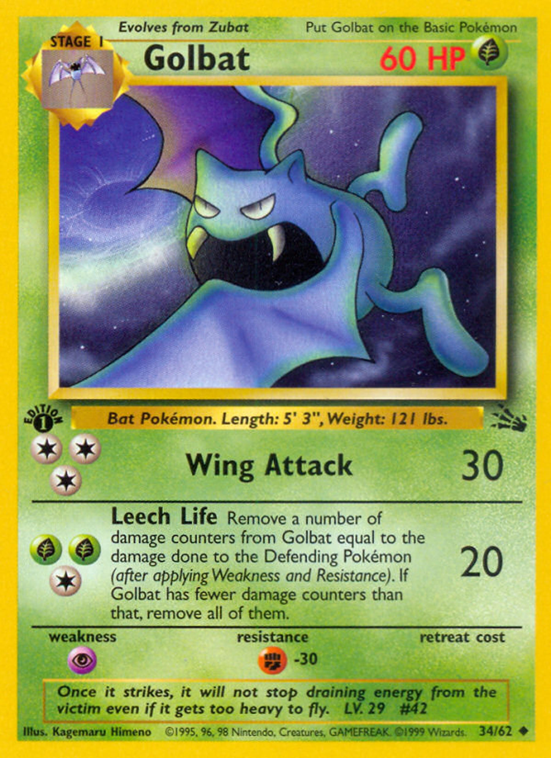 Golbat — Fossil — Pokemon