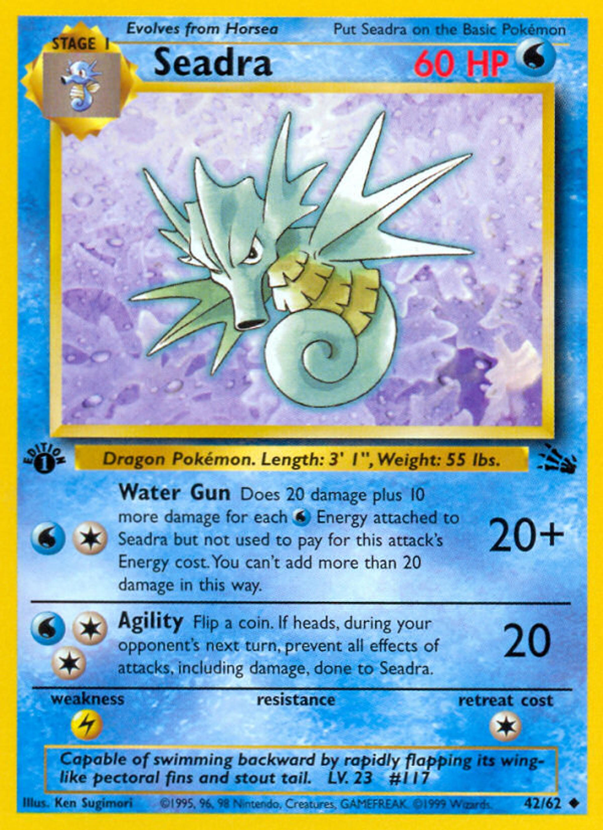 Seadra — Fossil — Pokemon