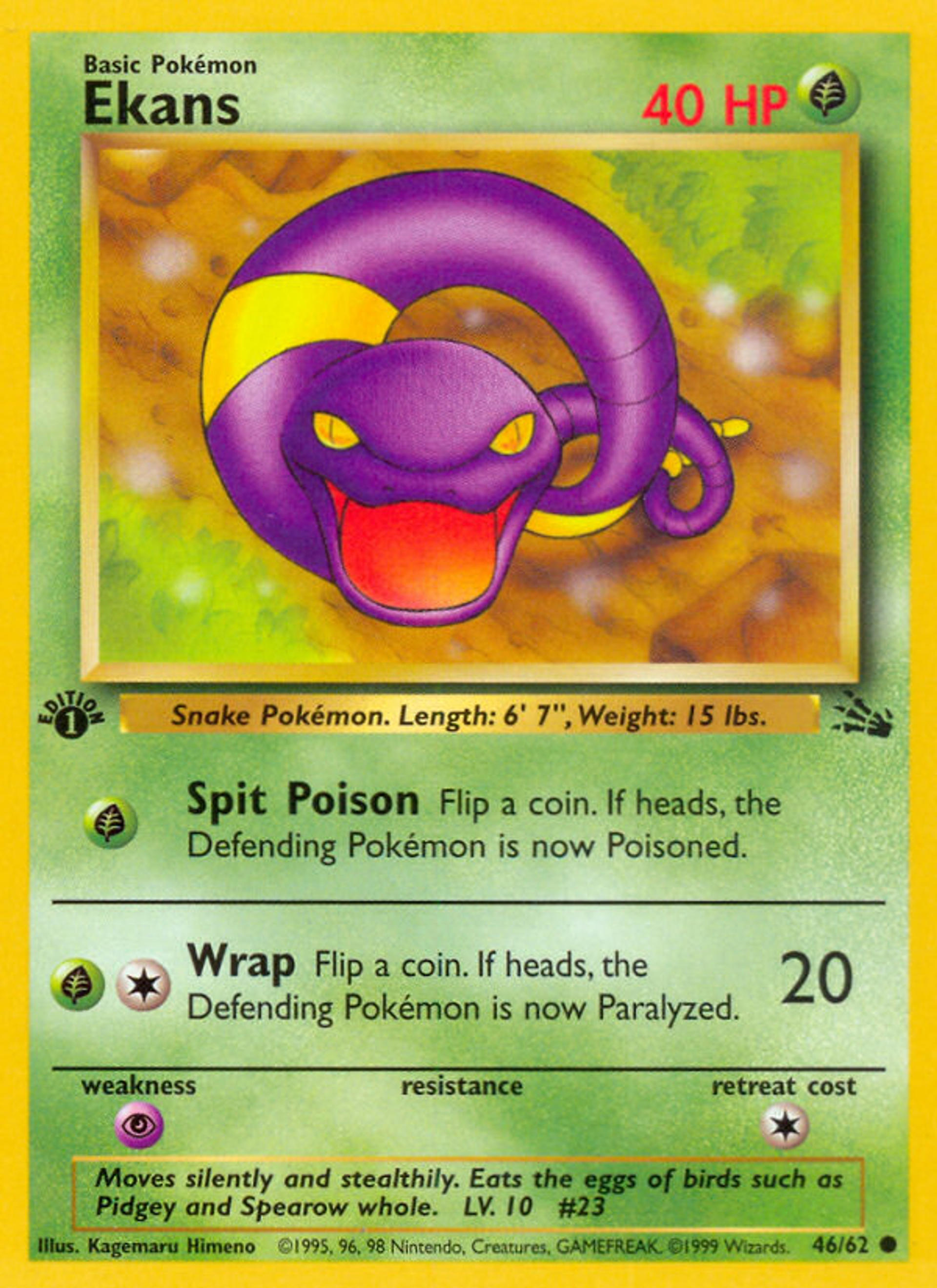 Ekans — Fossil — Pokemon