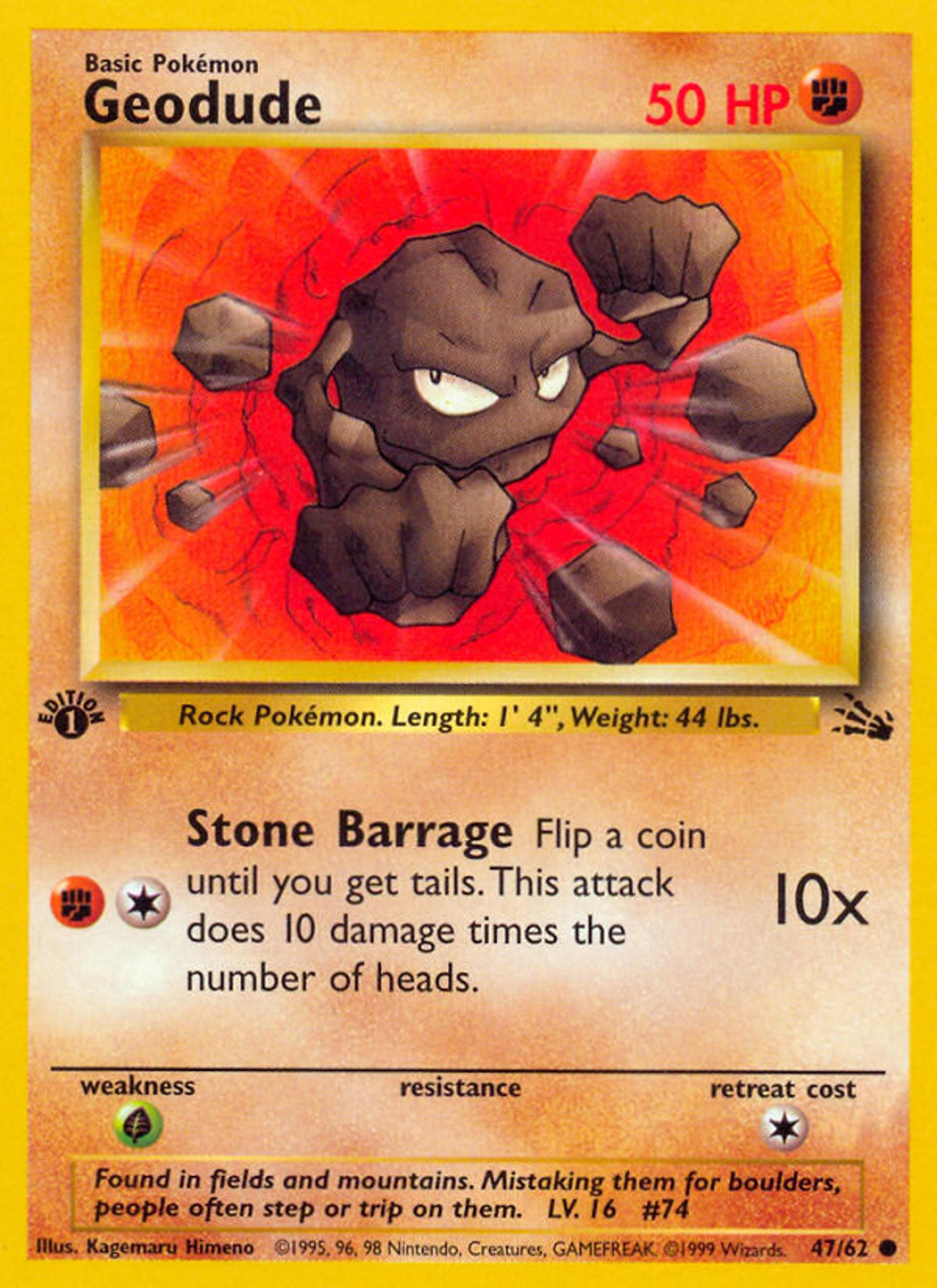 Geodude — Fossil — Pokemon