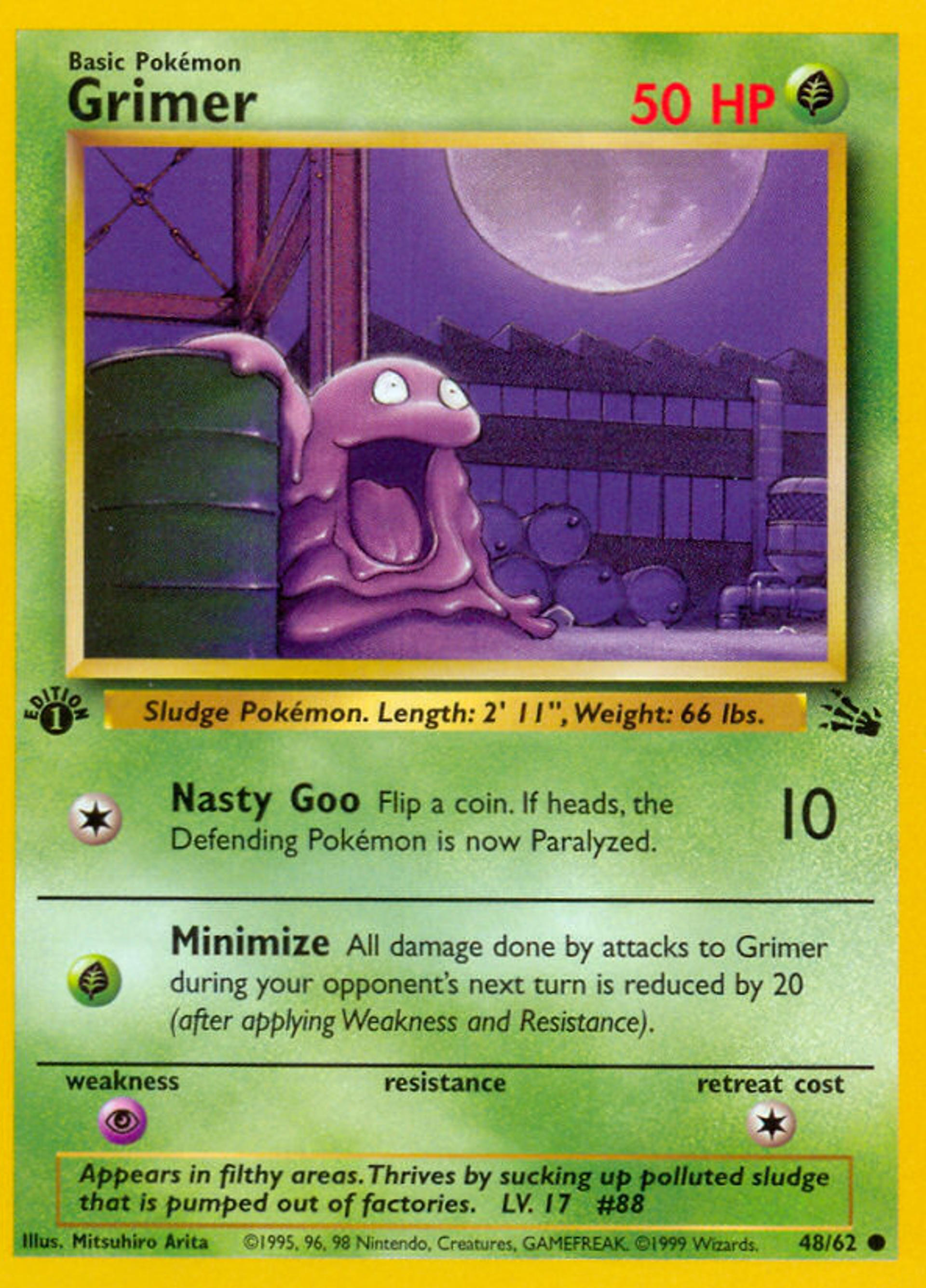 Grimer — Fossil — Pokemon