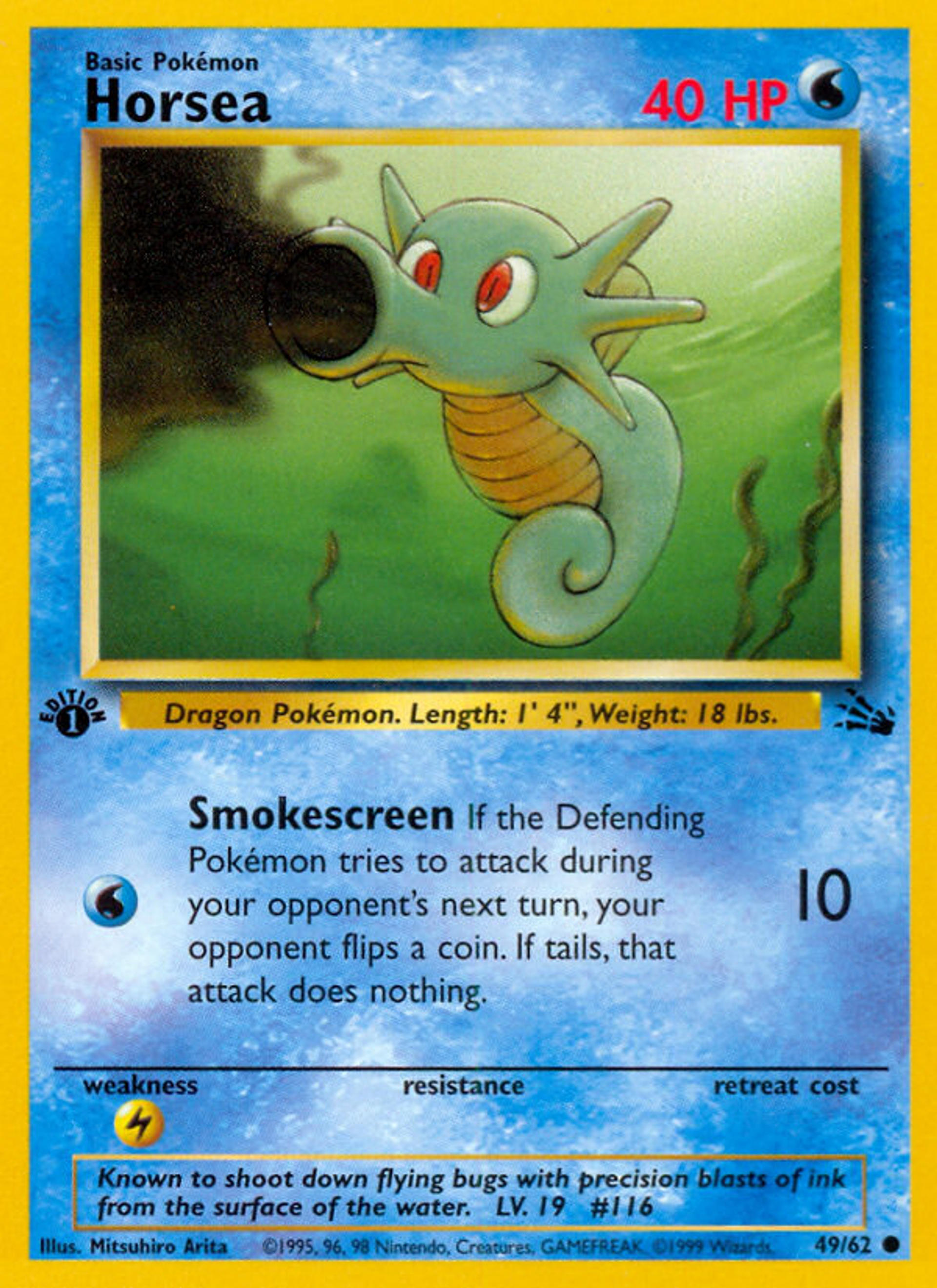Horsea — Fossil — Pokemon