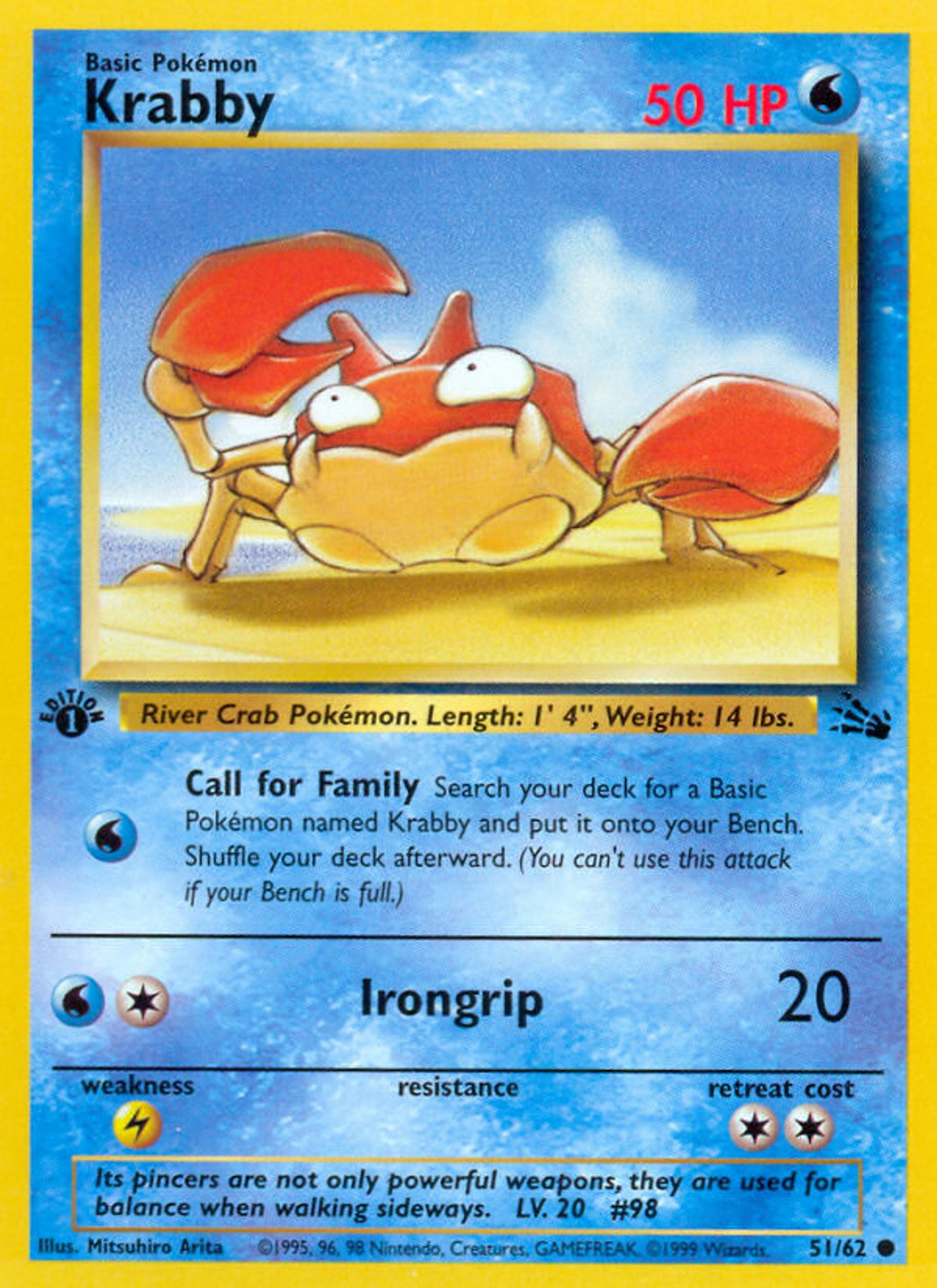 Krabby — Fossil — Pokemon