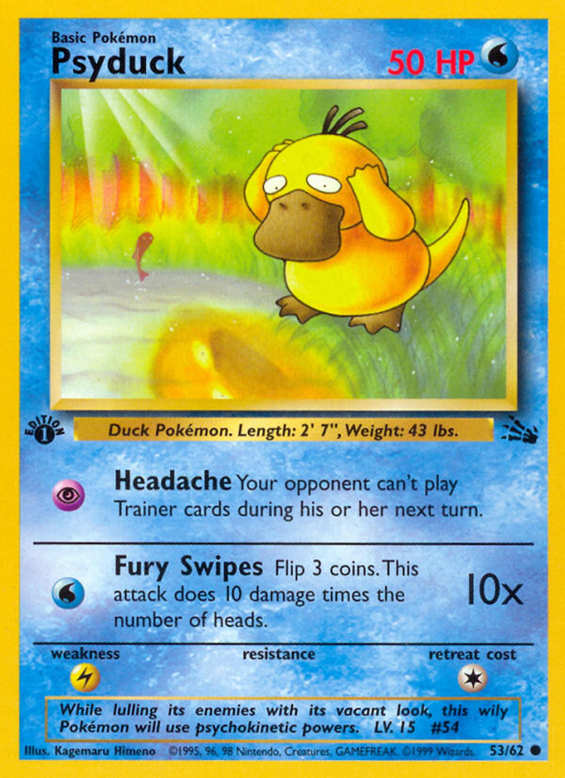 Psyduck — Fossil — Pokemon