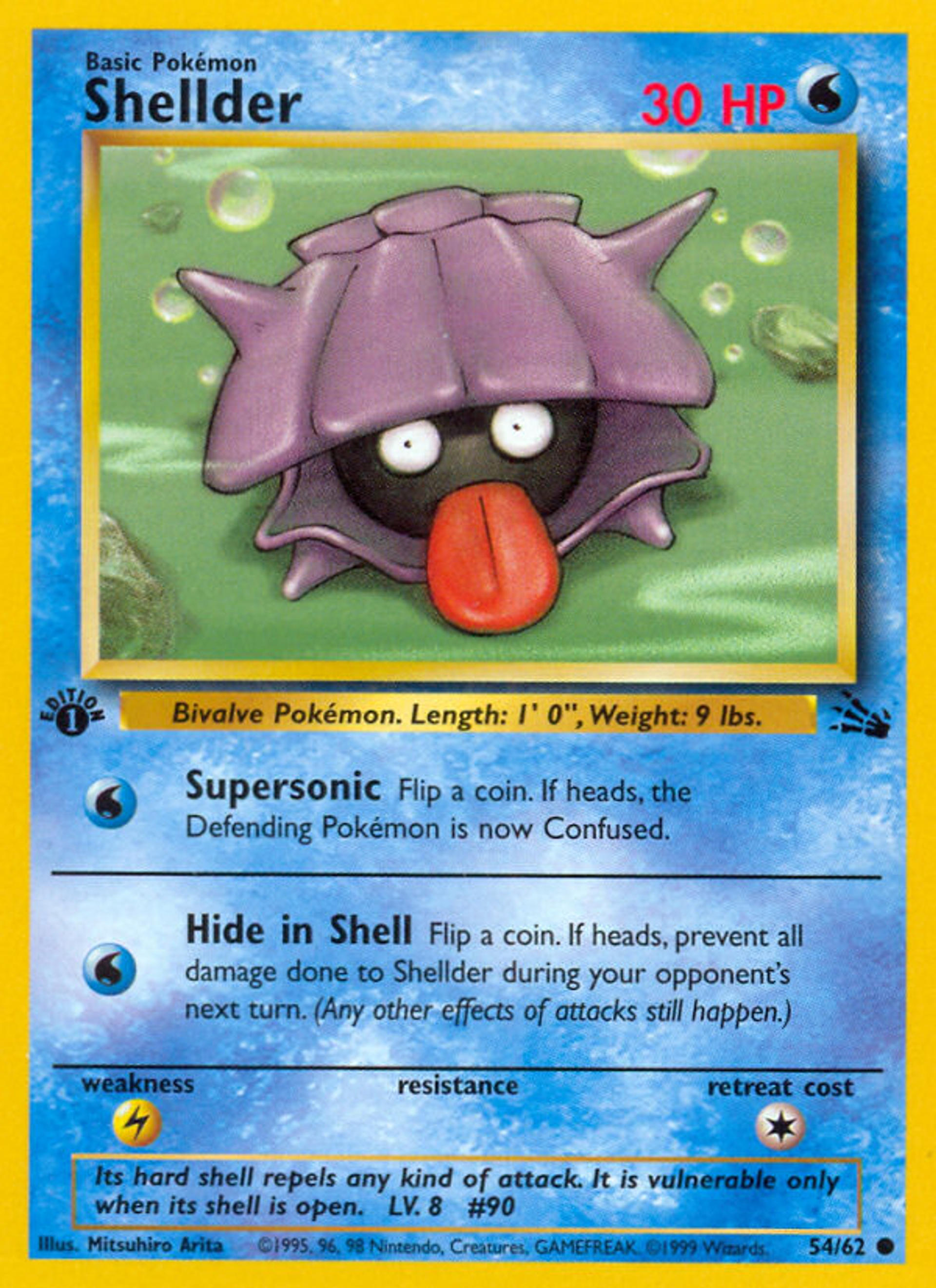 Shellder — Fossil — Pokemon
