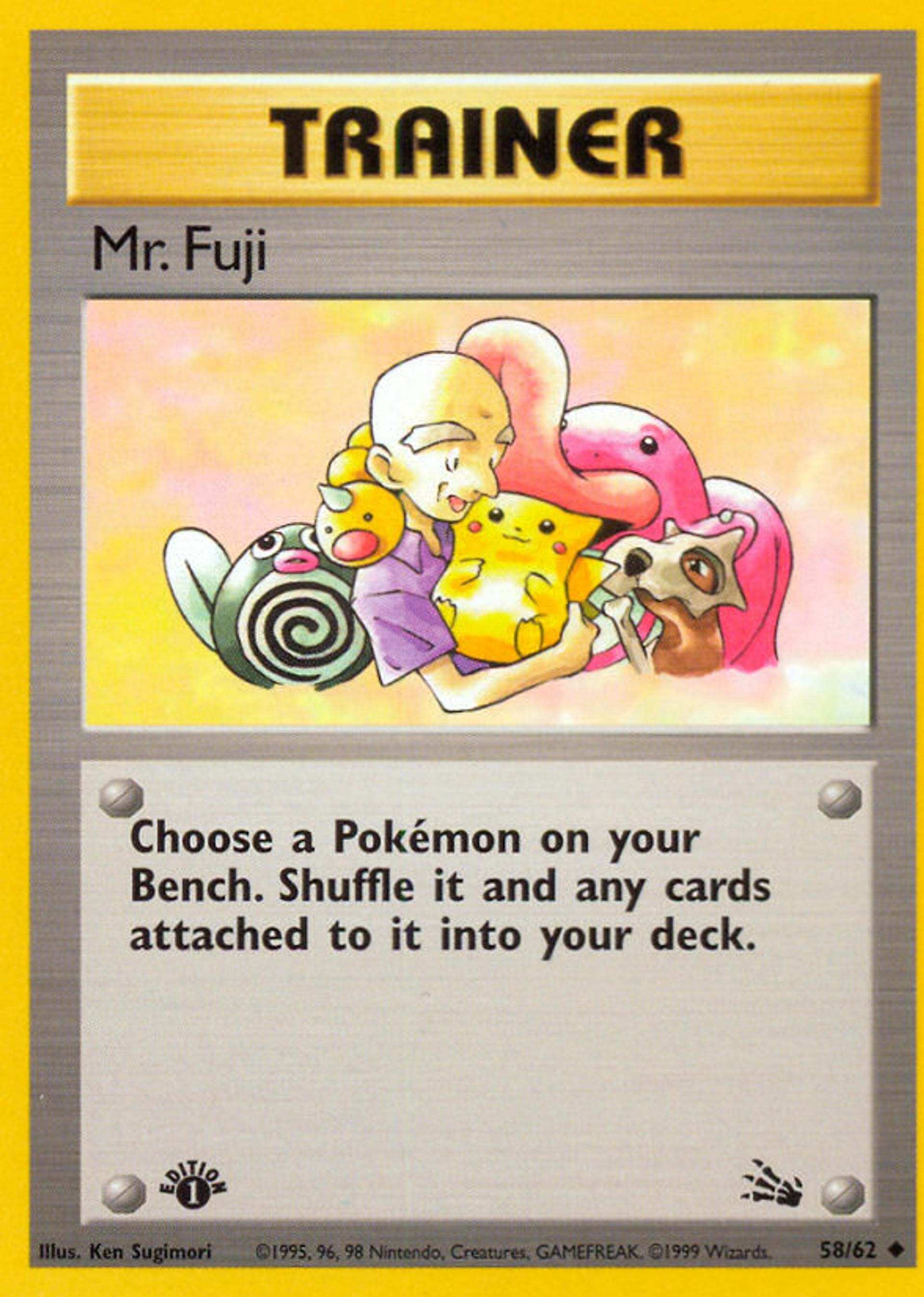 Mr. Fuji — Fossil — Pokemon
