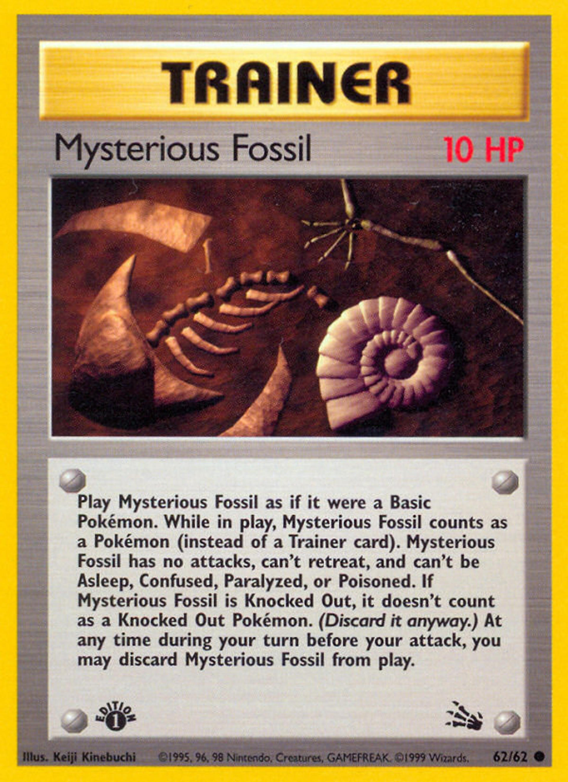Mysterious Fossil — Fossil — Pokemon
