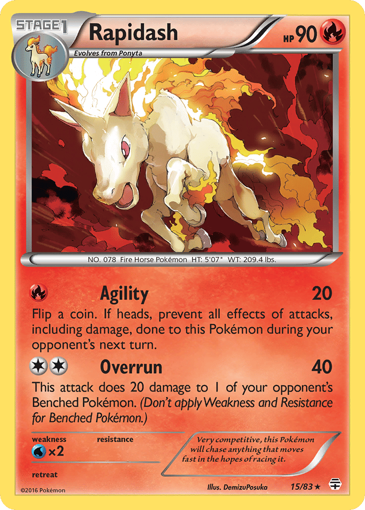 Rapidash — Generations — Pokemon
