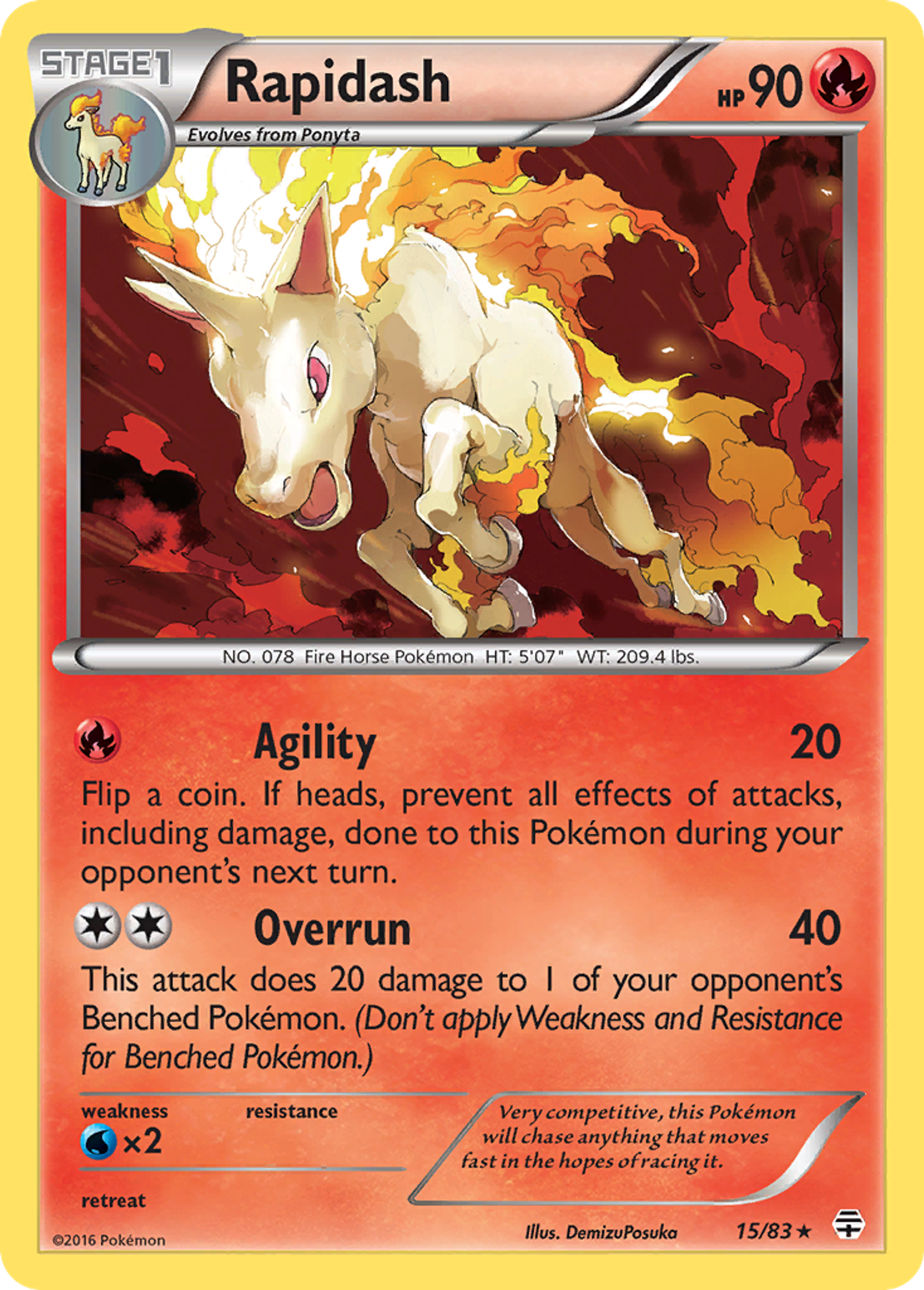 Rapidash — Generations — Pokemon