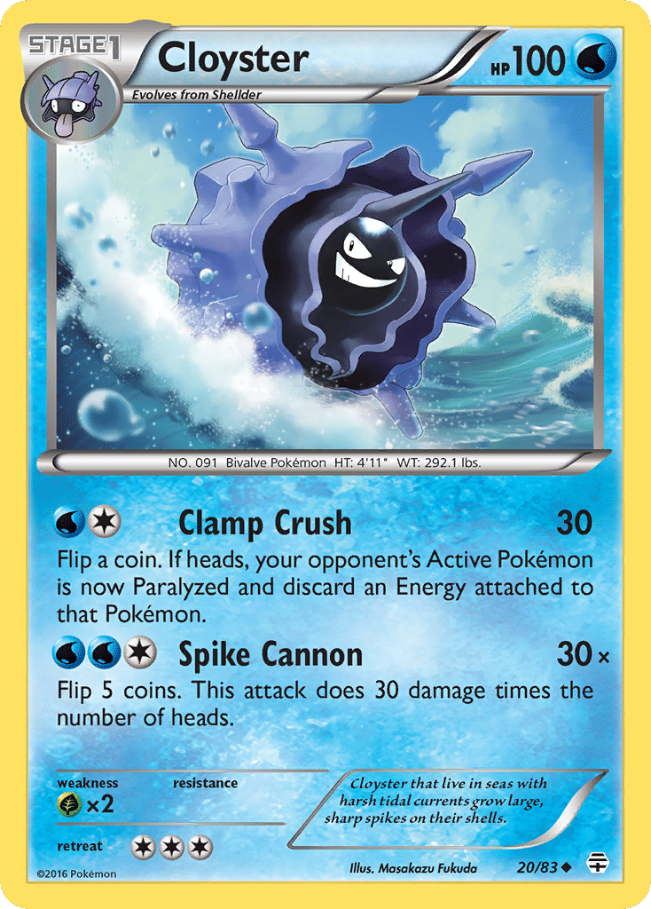 Cloyster — Generations — Pokemon