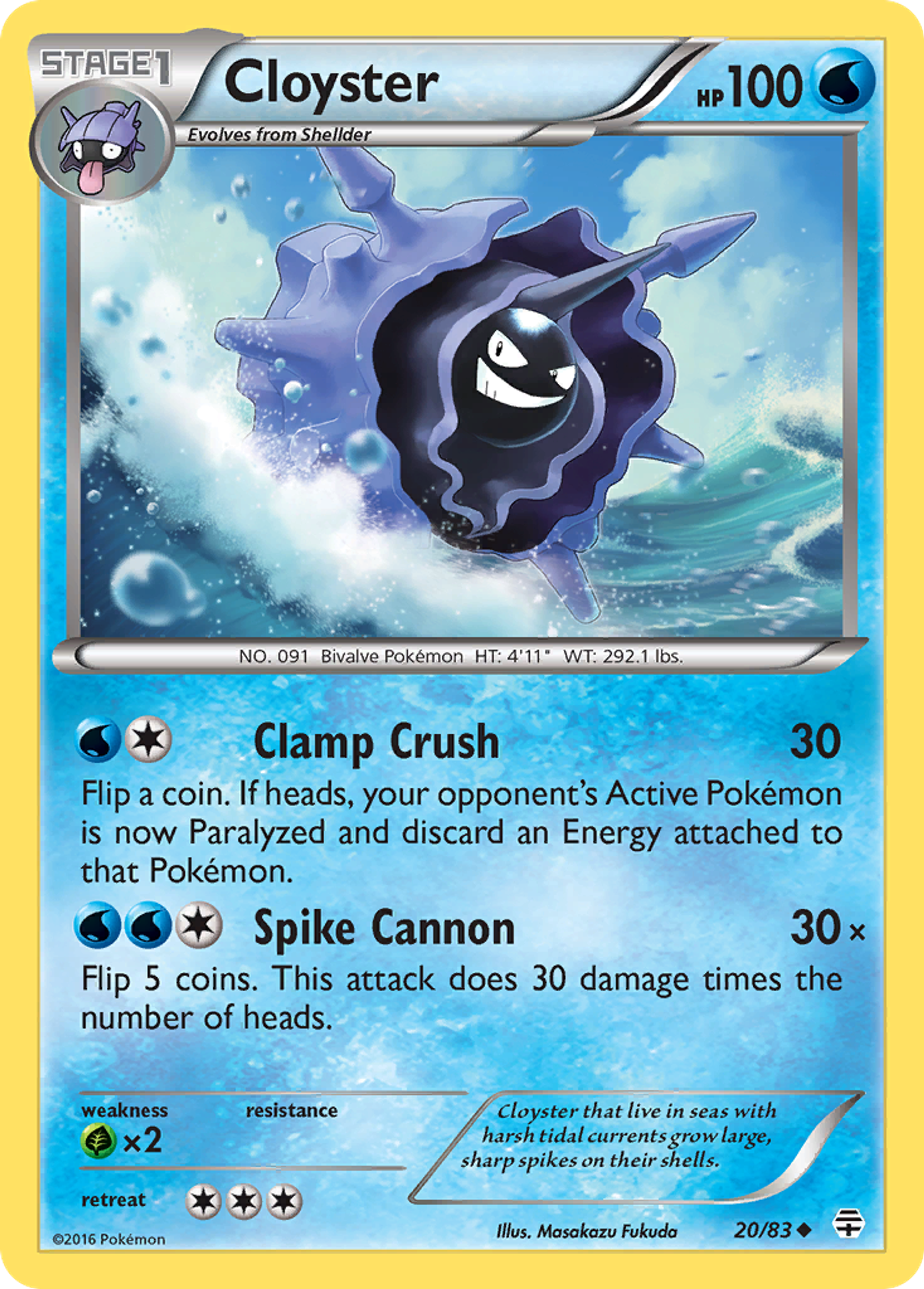 Cloyster — Generations — Pokemon