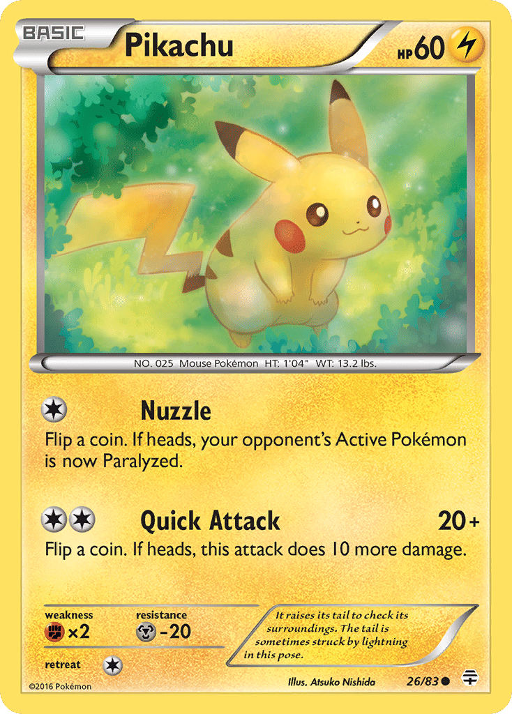 Pikachu — Generations — Pokemon