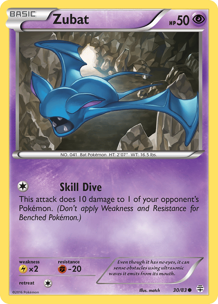 Zubat — Generations — Pokemon