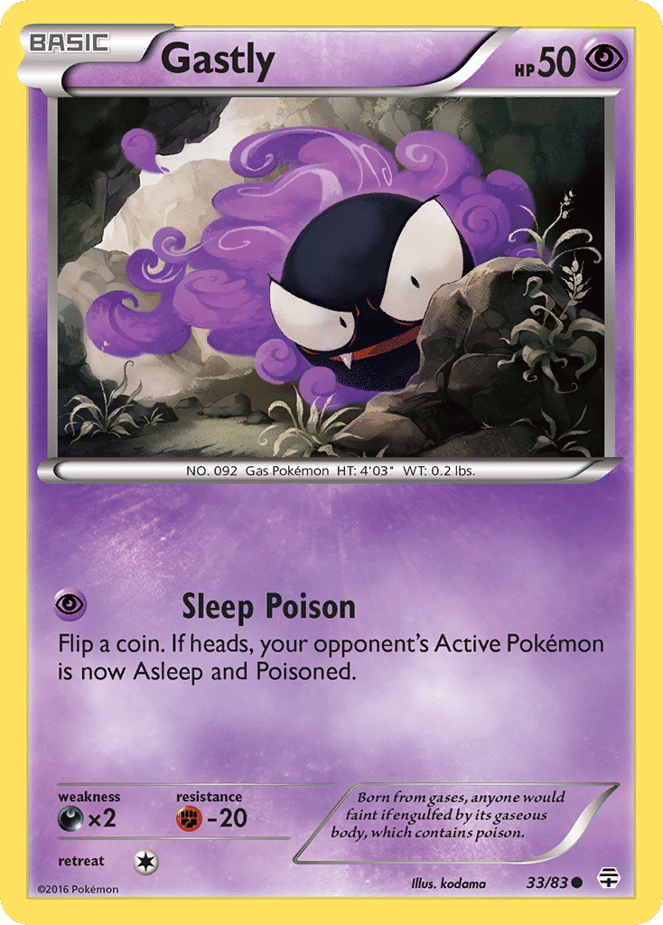 Gastly — Generations — Pokemon