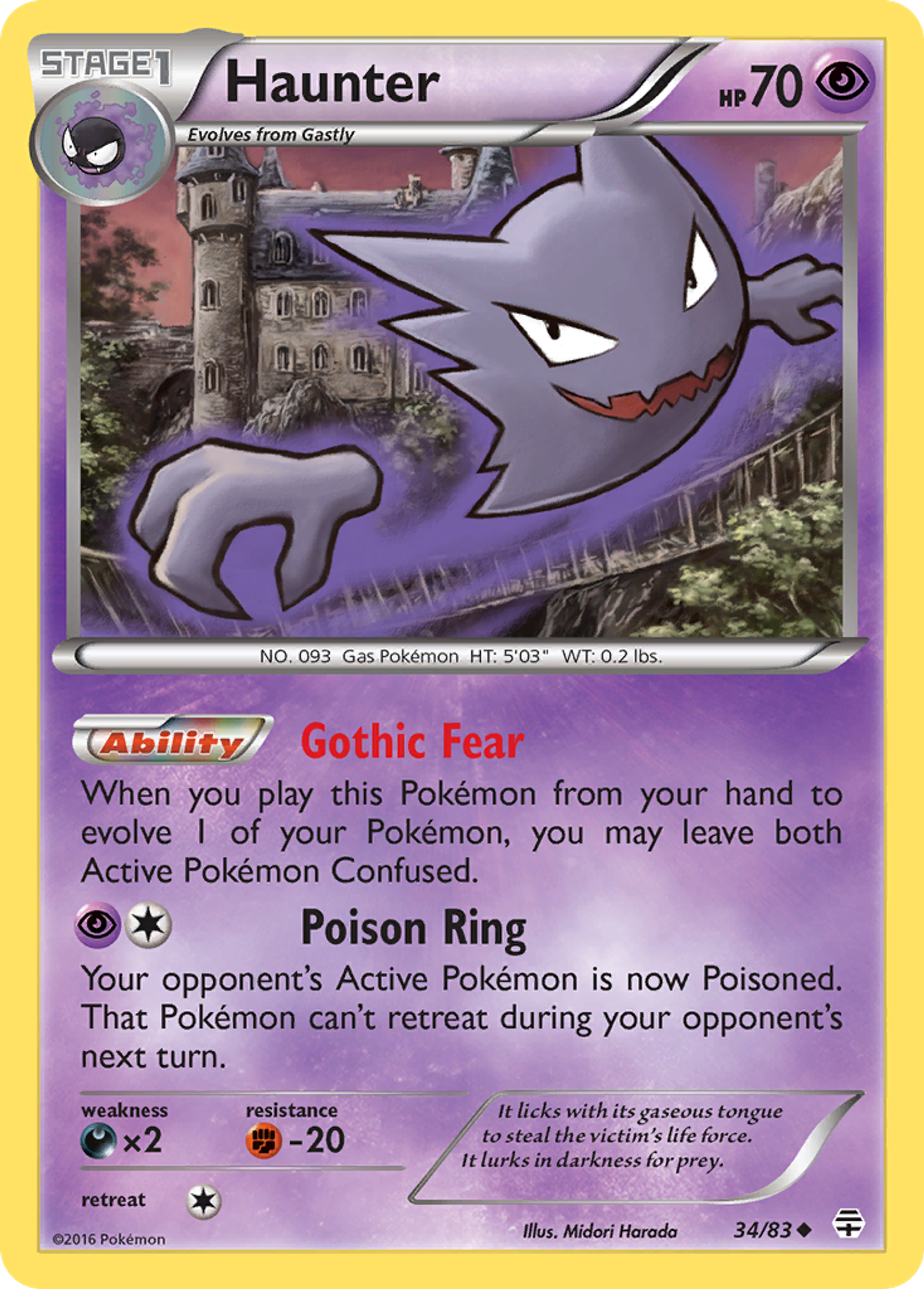 Haunter — Generations — Pokémon