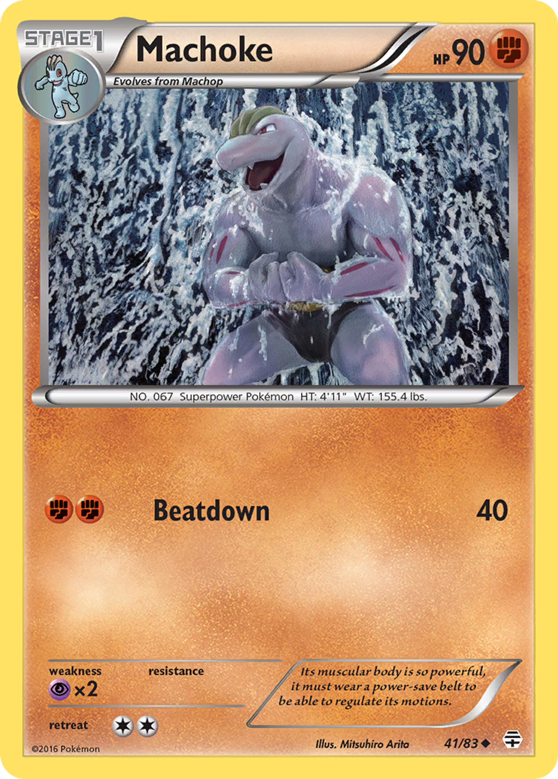 Machoke — Generations — Pokemon