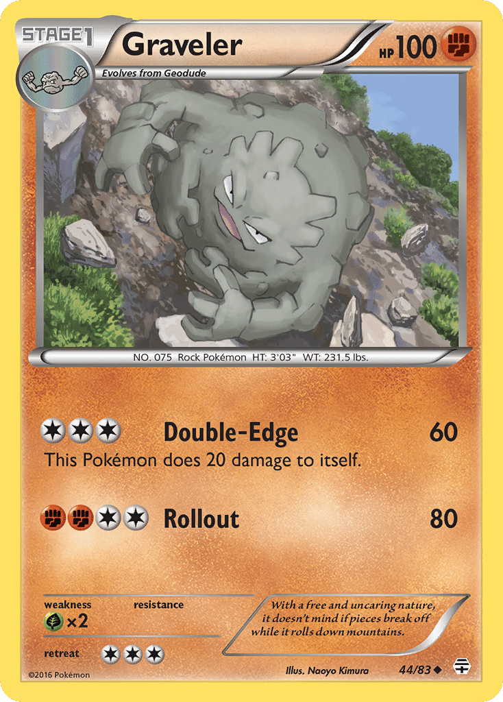 Graveler — Generations — Pokemon