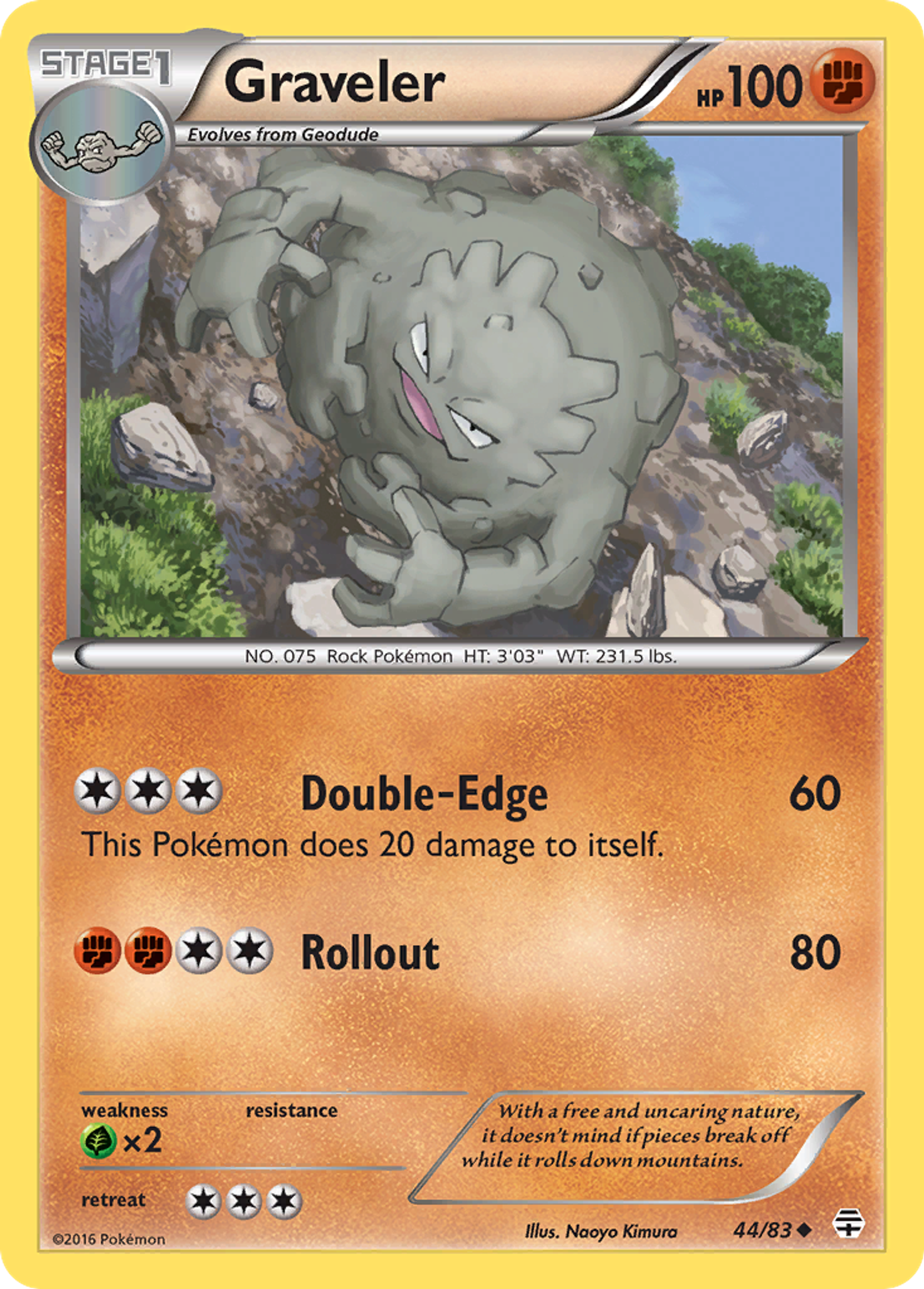 Graveler — Generations — Pokemon
