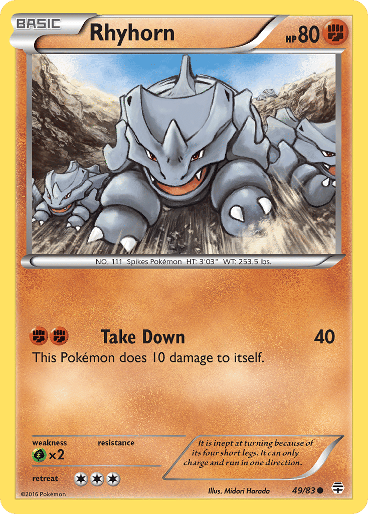 Rhyhorn — Generations — Pokemon