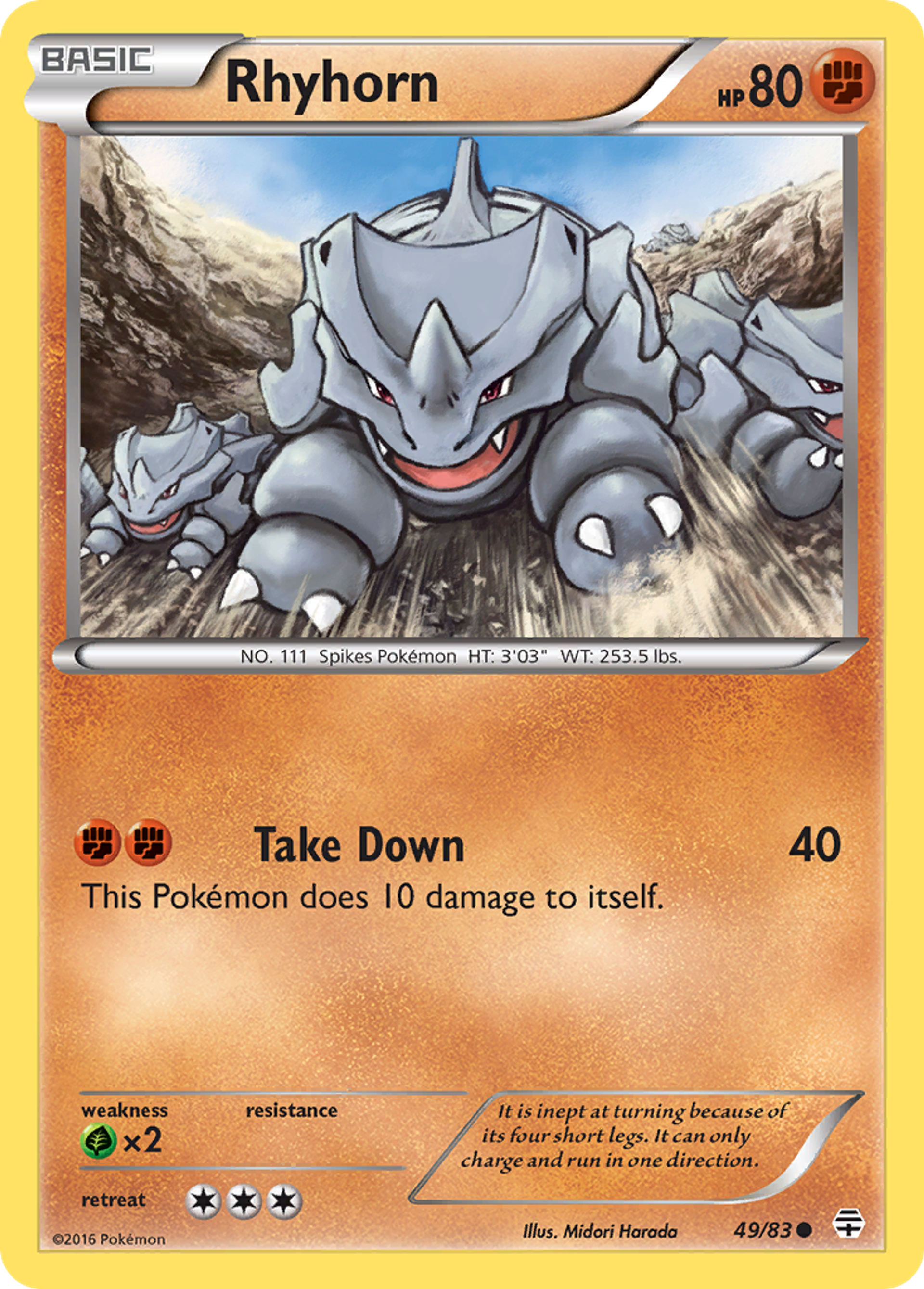 Rhyhorn — Generations — Pokemon