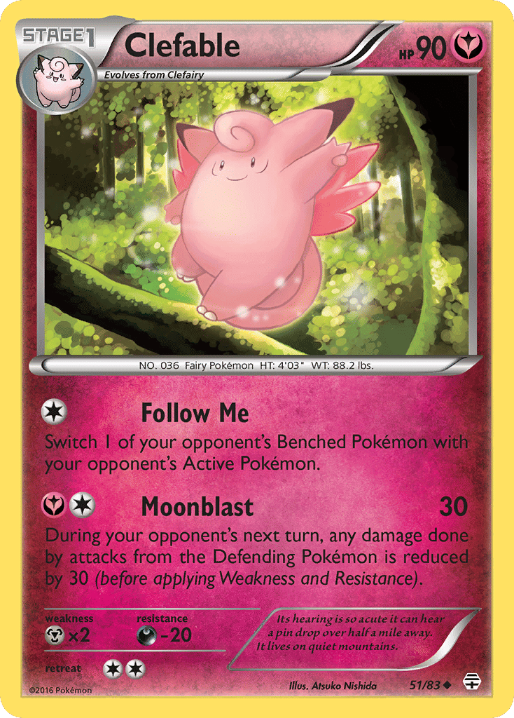 Clefable — Generations — Pokemon