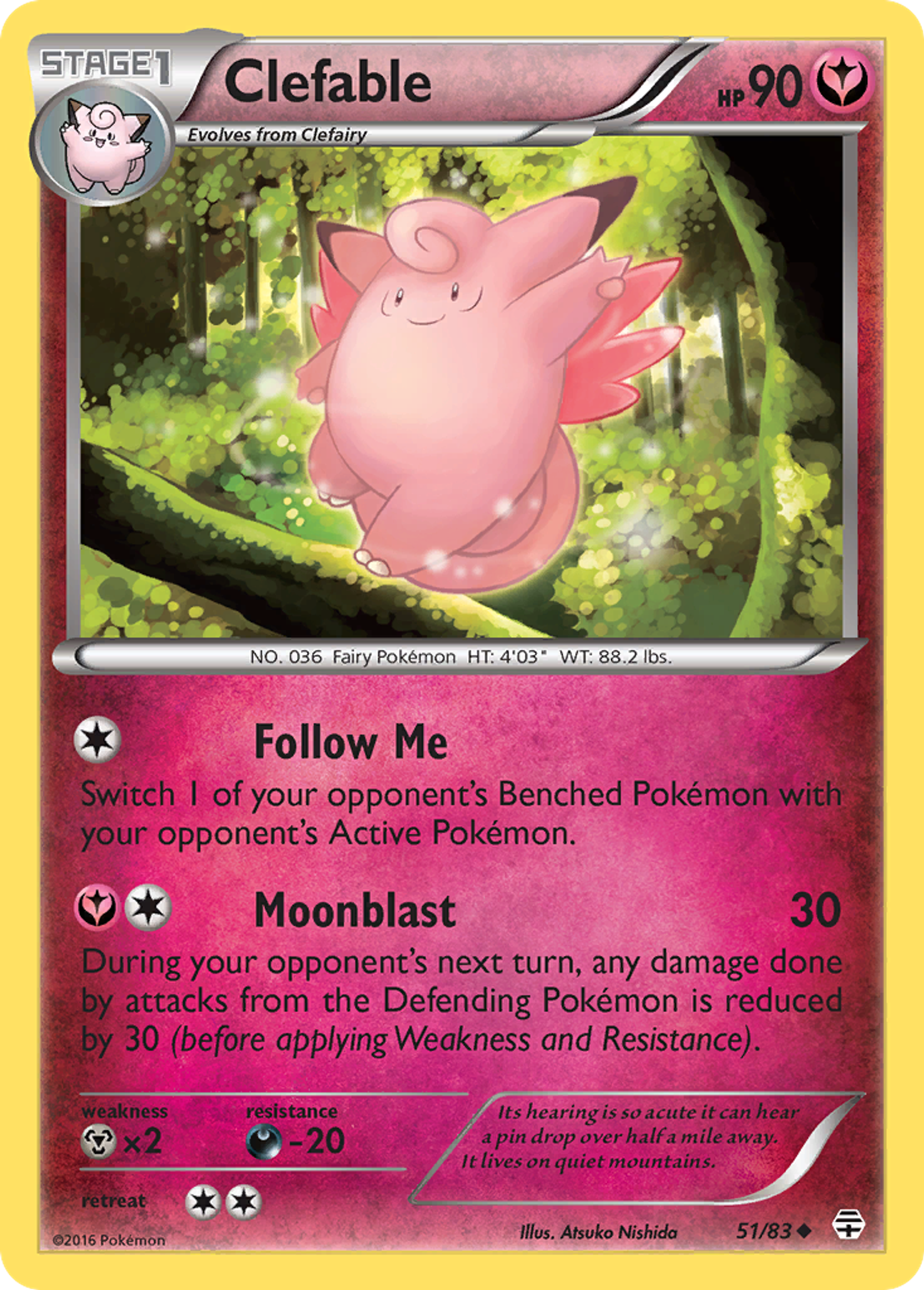 Clefable — Generations — Pokemon