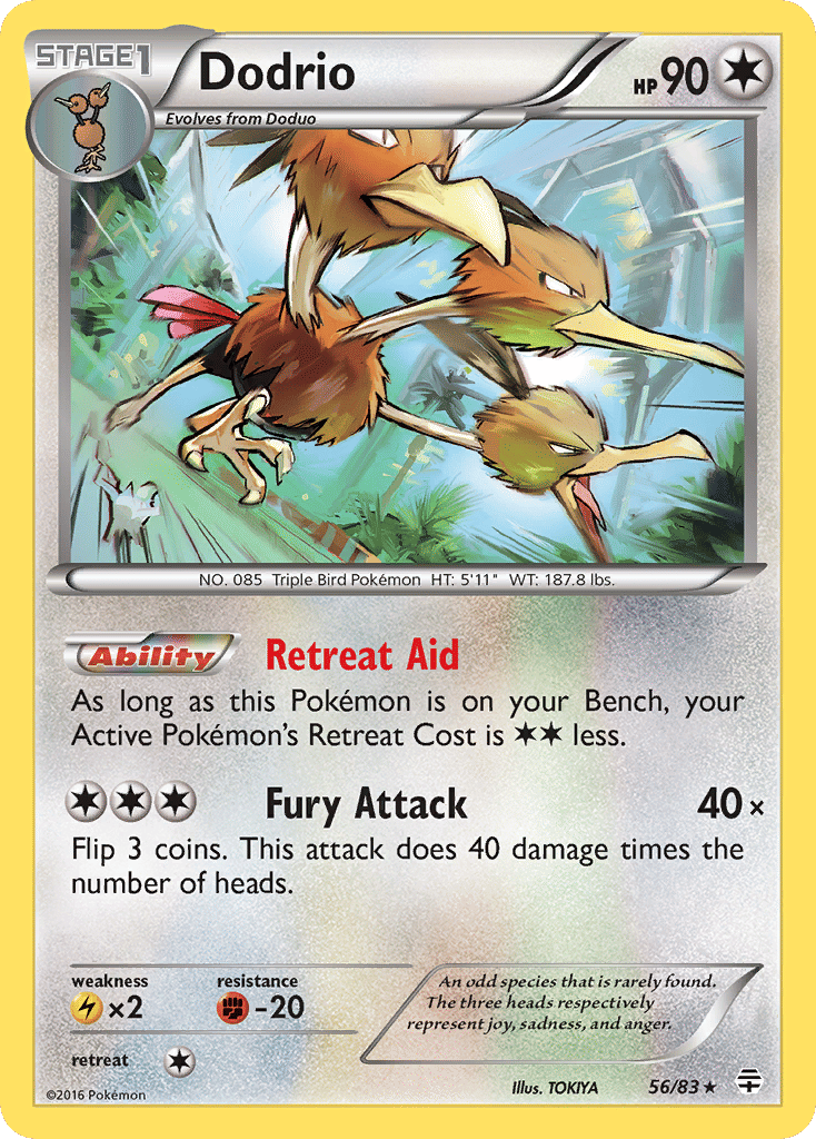 Dodrio — Generations — Pokemon
