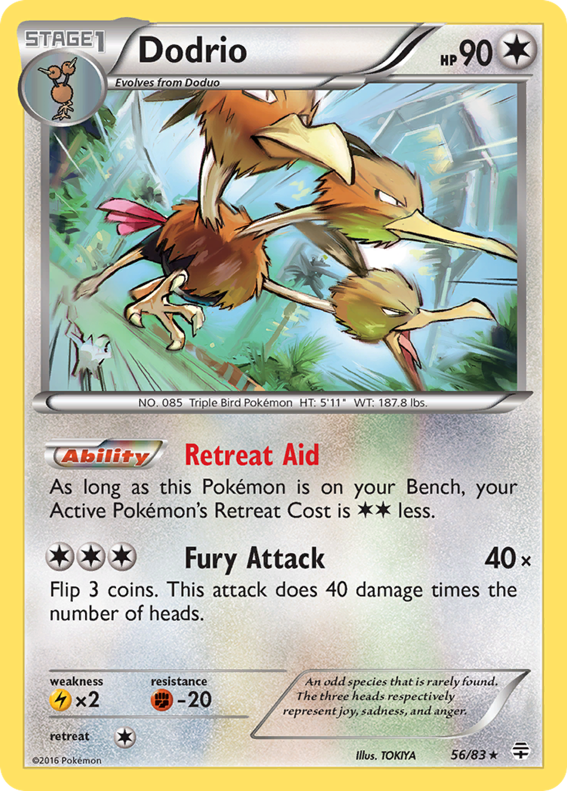 Dodrio — Generations — Pokemon