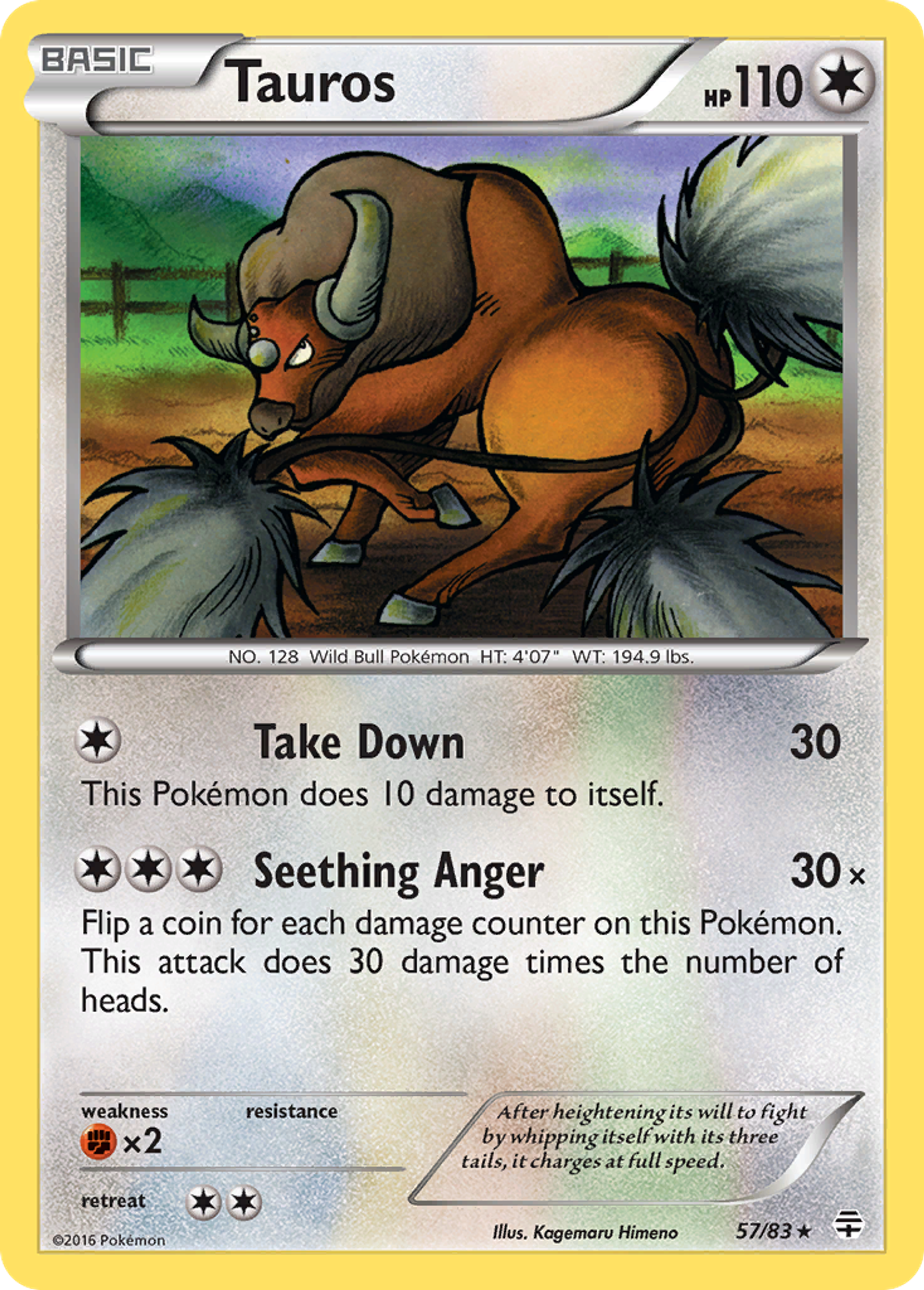Tauros — Generations — Pokemon