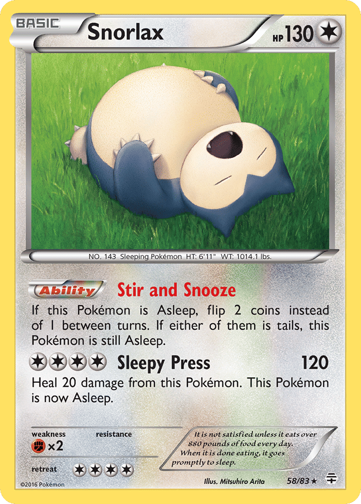 Snorlax — Generations — Pokemon