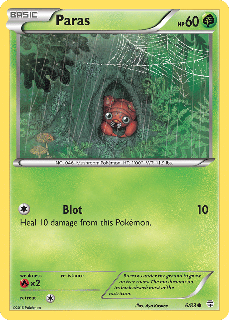 Paras — Generations — Pokemon