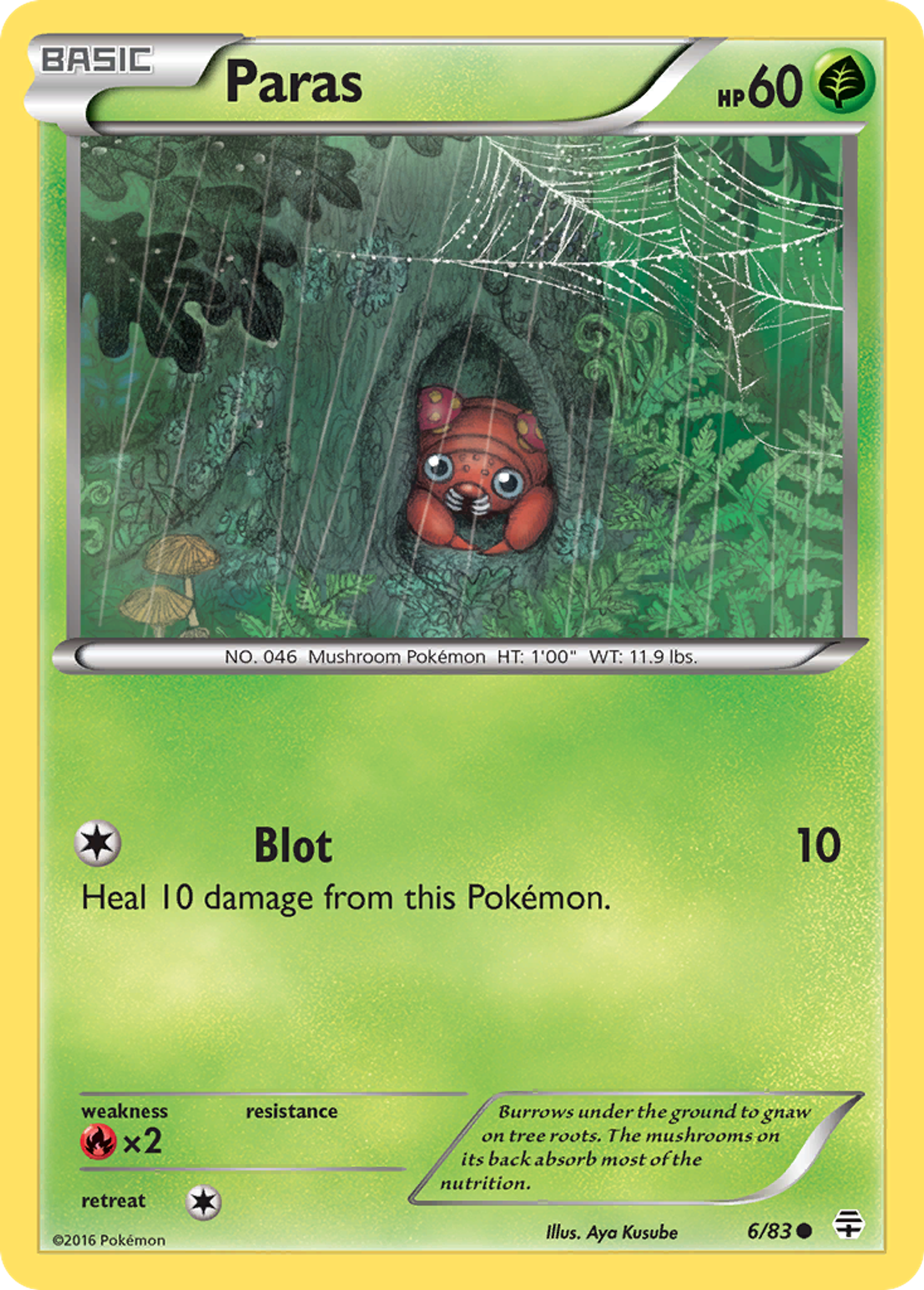 Paras — Generations — Pokemon