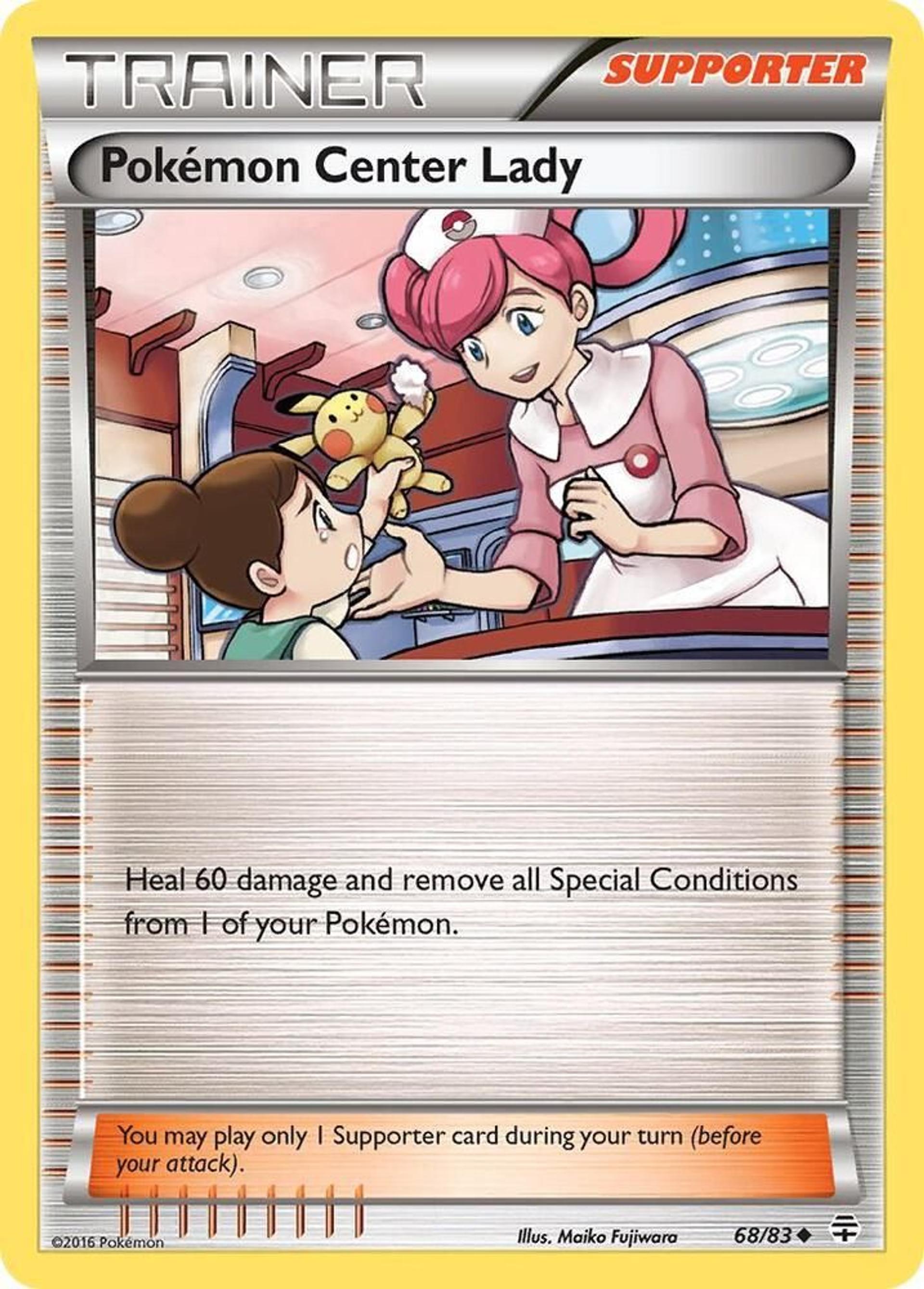 Dame du Centre Pokémon — Generations — Pokemon