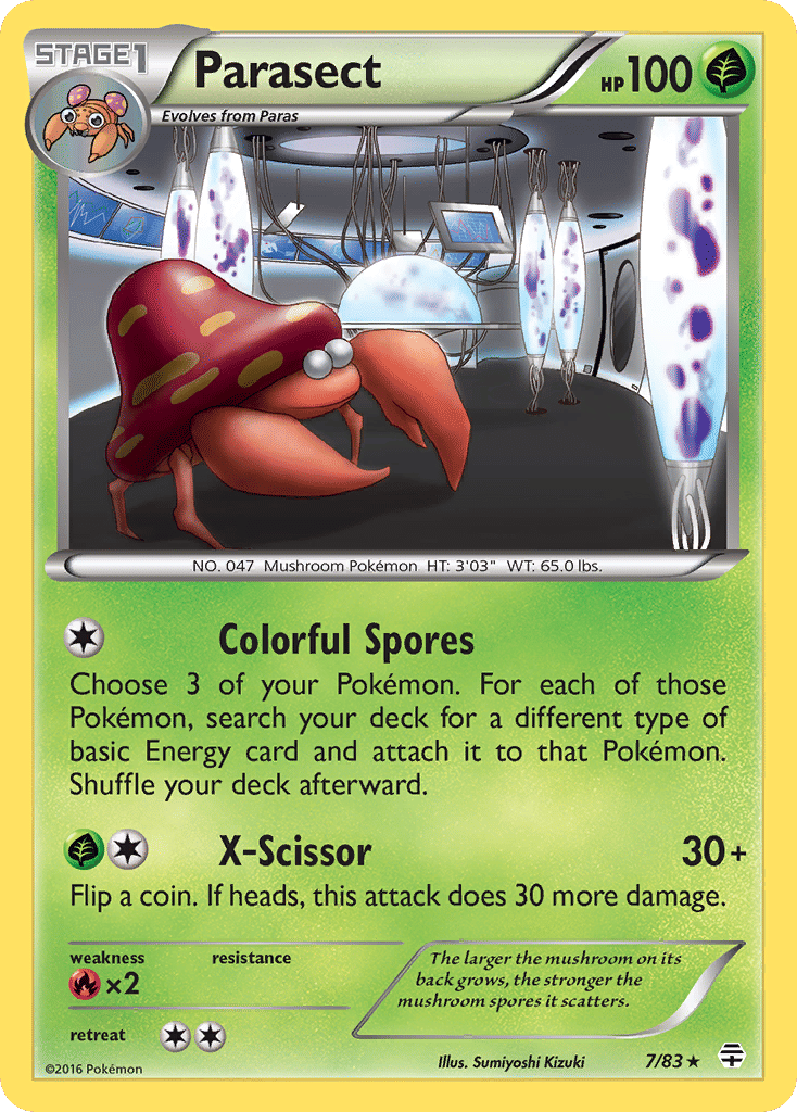 Parasect — Generations — Pokemon