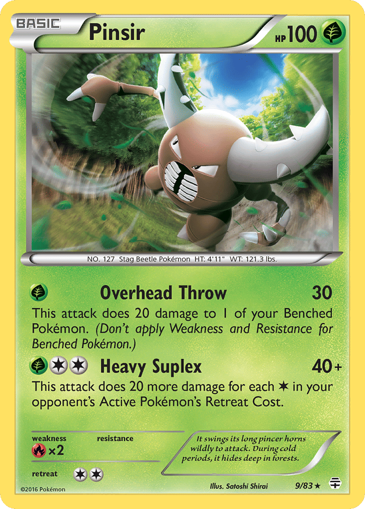 Pinsir — Generations — Pokemon