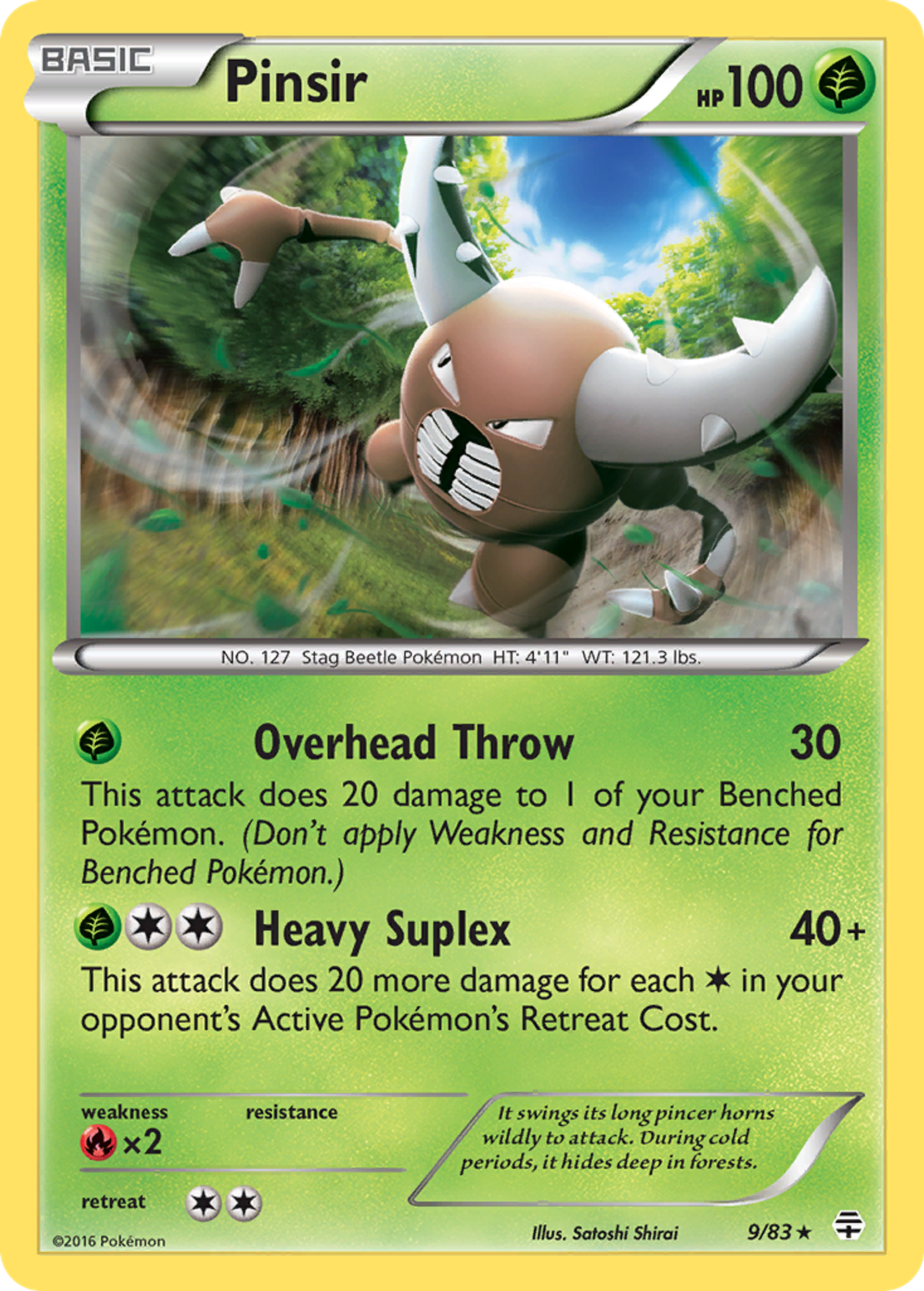 Pinsir — Generations — Pokemon
