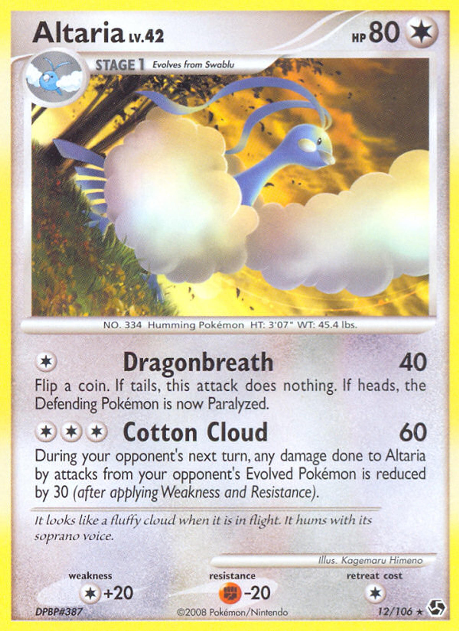 Altaria — Great Encounters — Pokemon