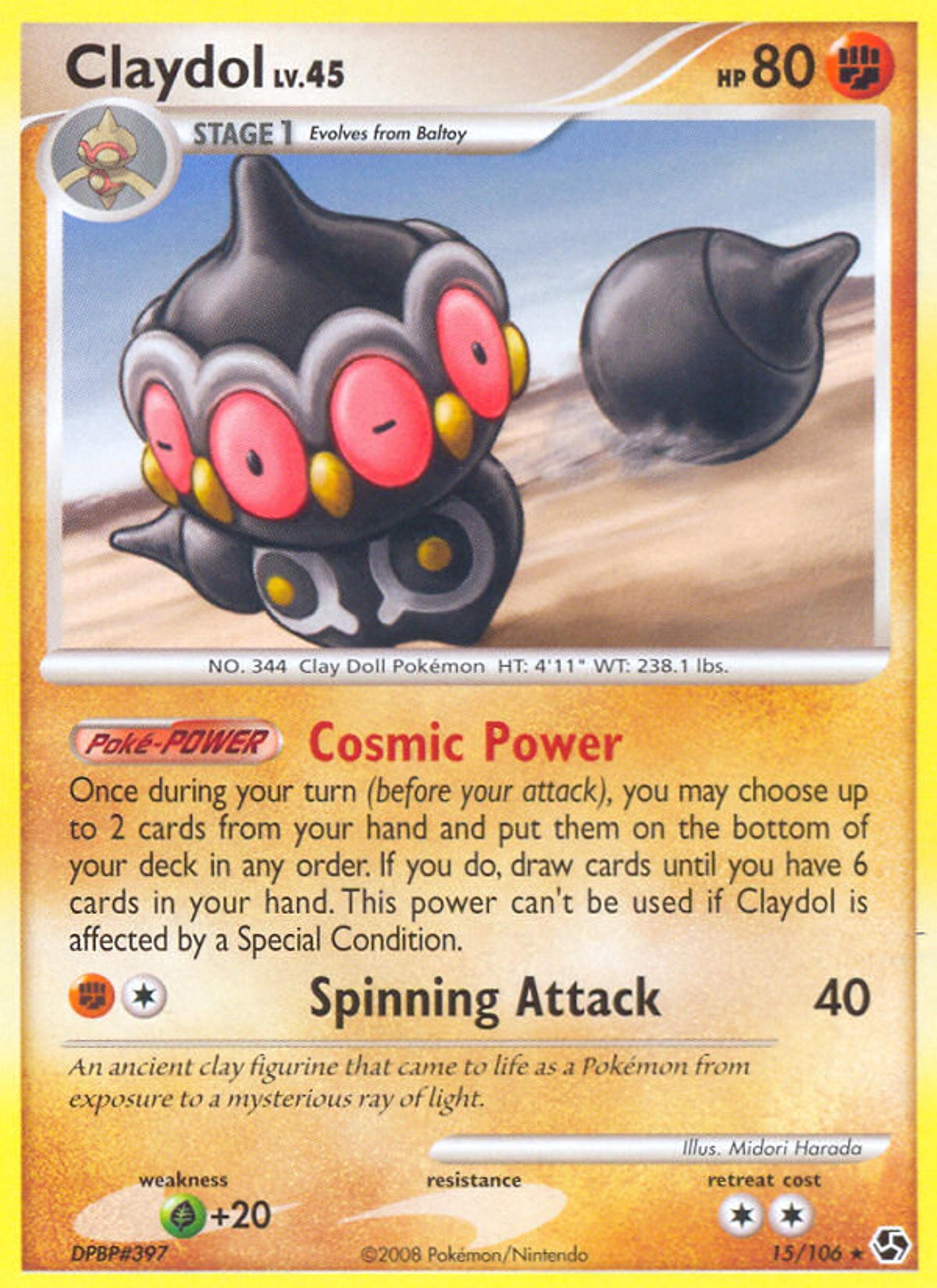 Claydol — Great Encounters — Pokémon