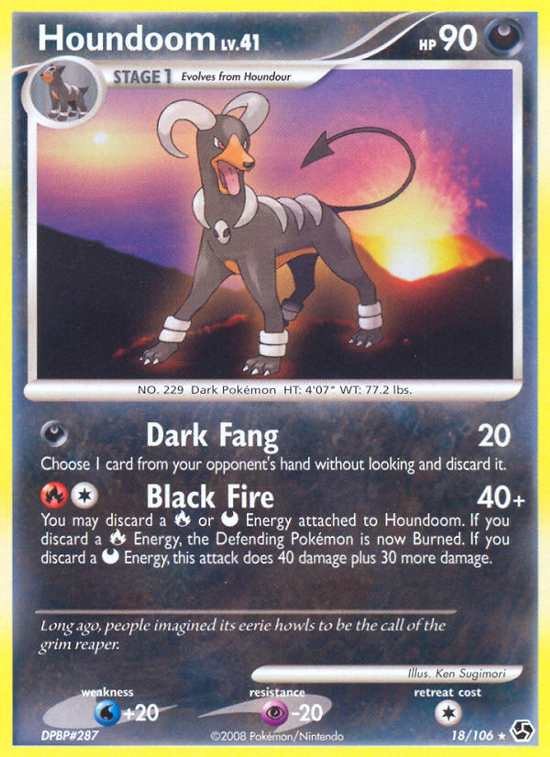 Houndoom — Great Encounters — Pokémon