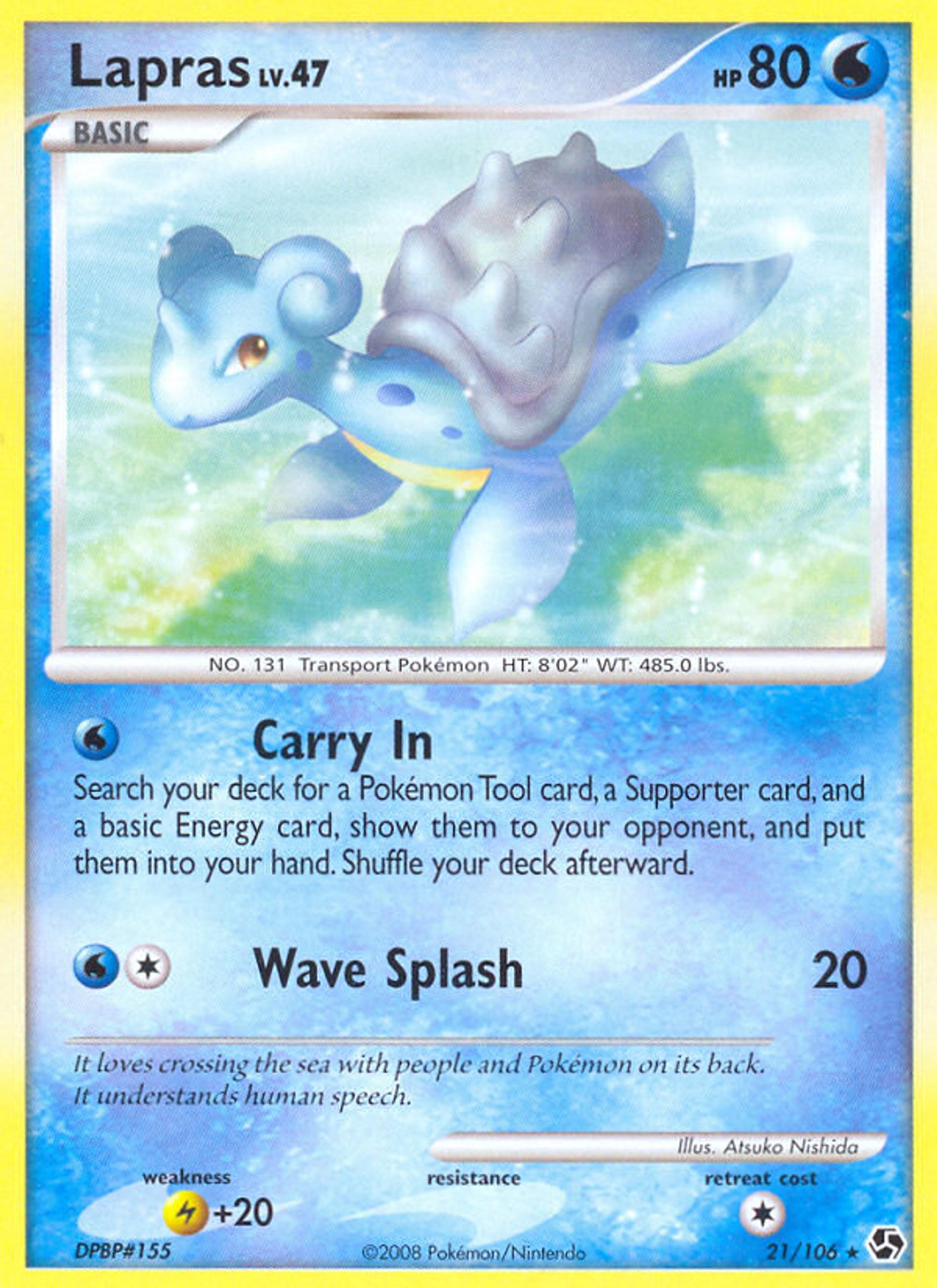 Lapras — Great Encounters — Pokemon