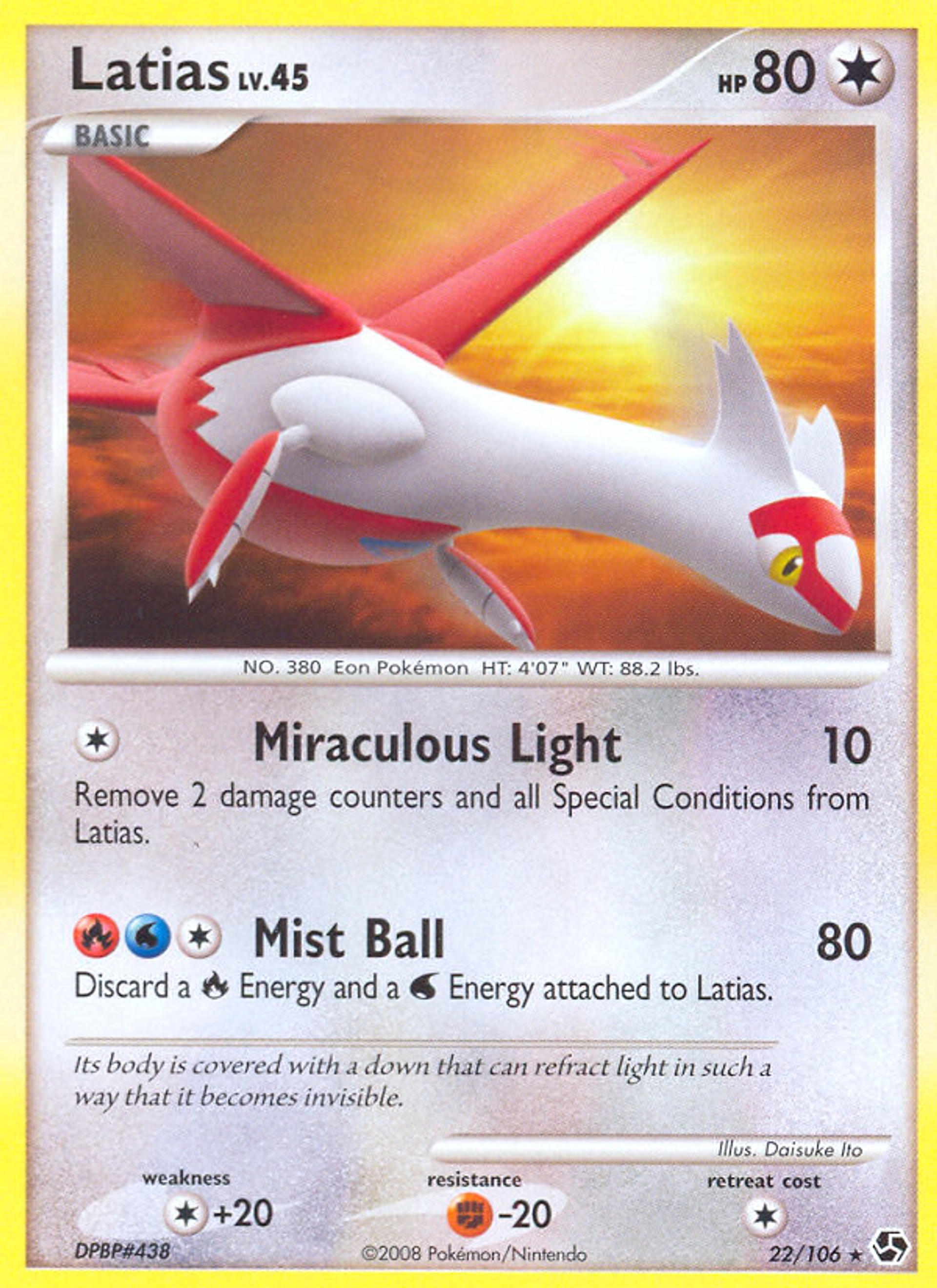 Latias — Great Encounters — Pokemon