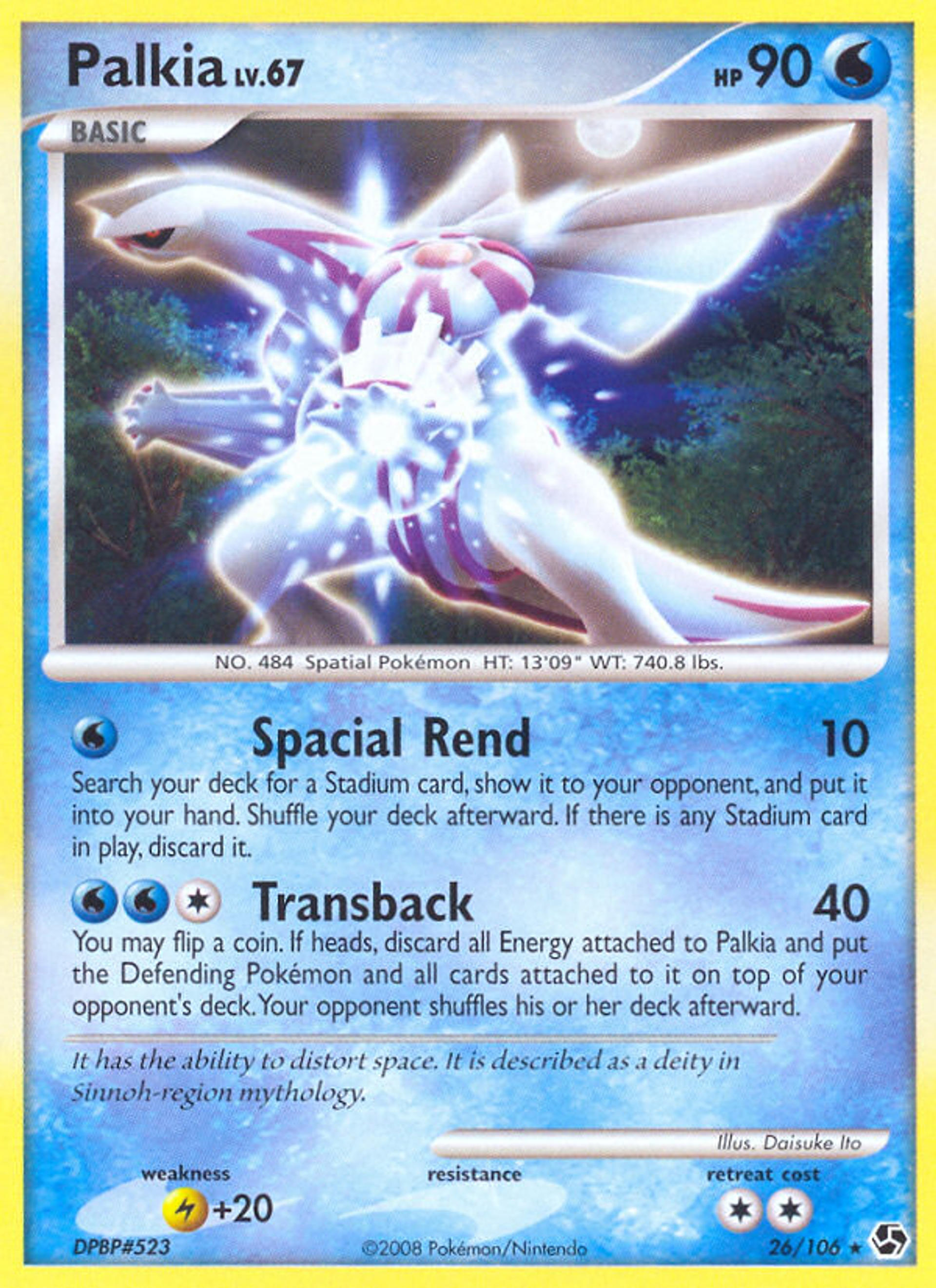 Palkia — Great Encounters — Pokemon