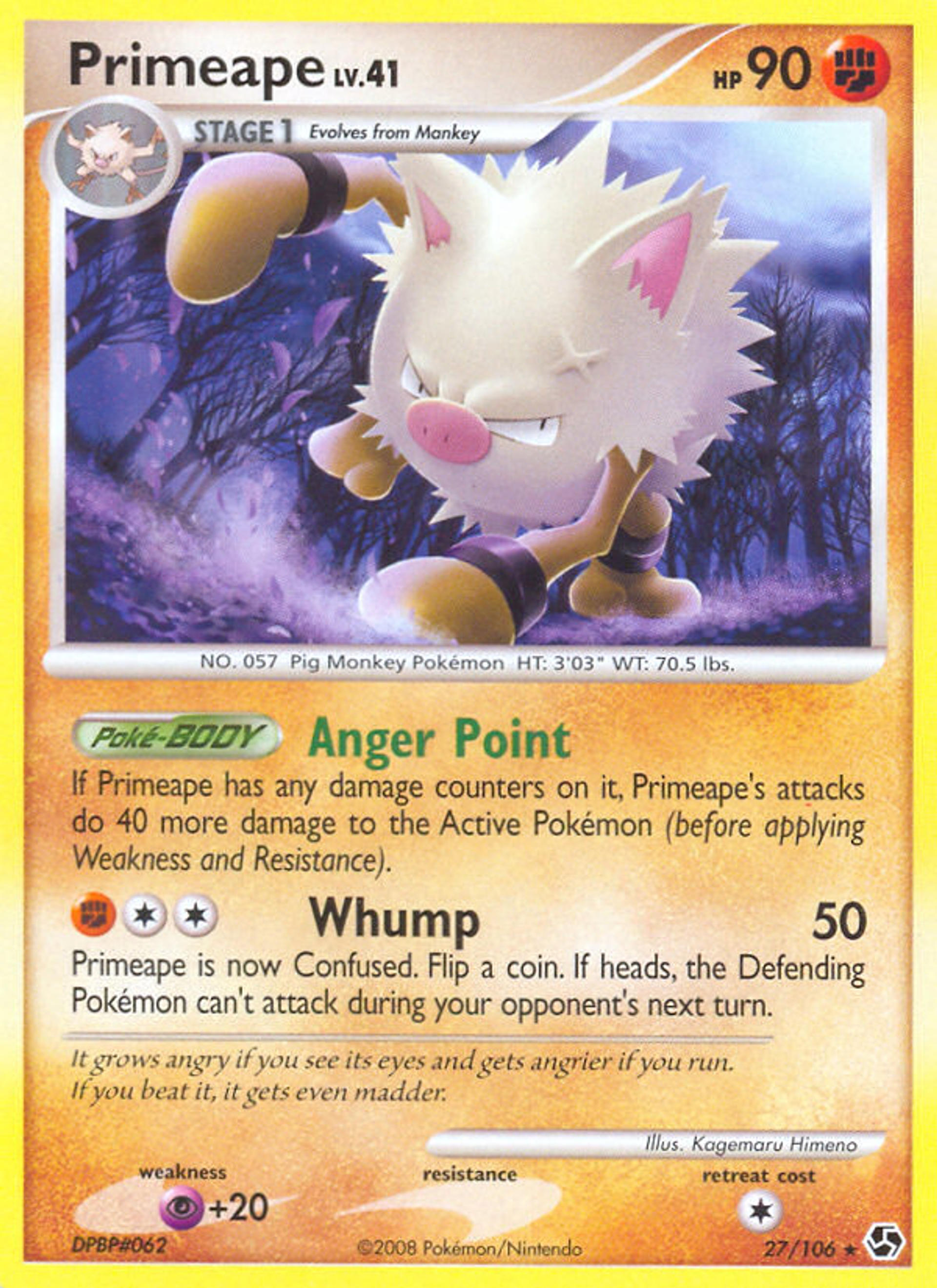 Primeape — Great Encounters — Pokemon