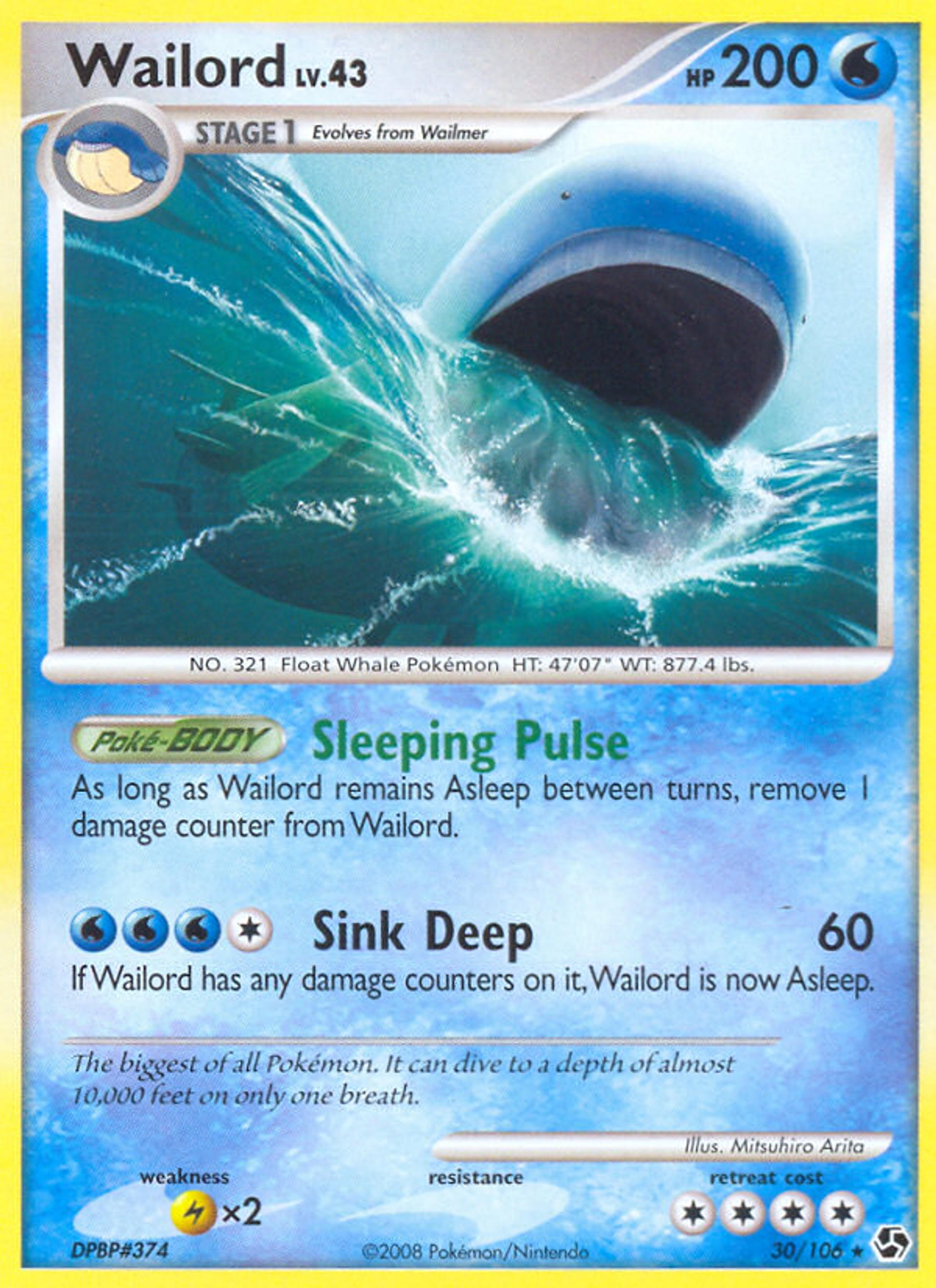 Wailord — Great Encounters — Pokemon