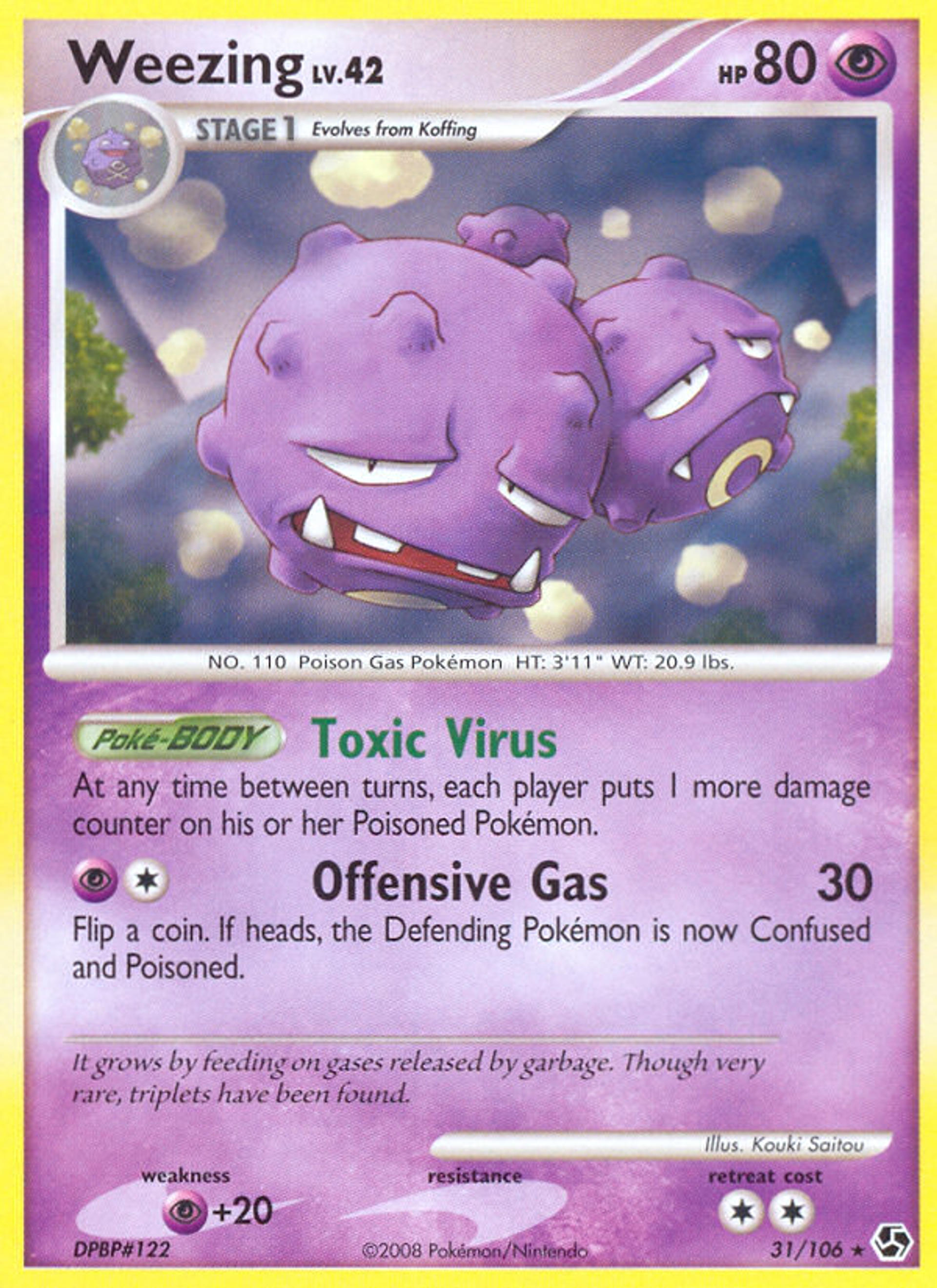 Weezing — Great Encounters — Pokemon