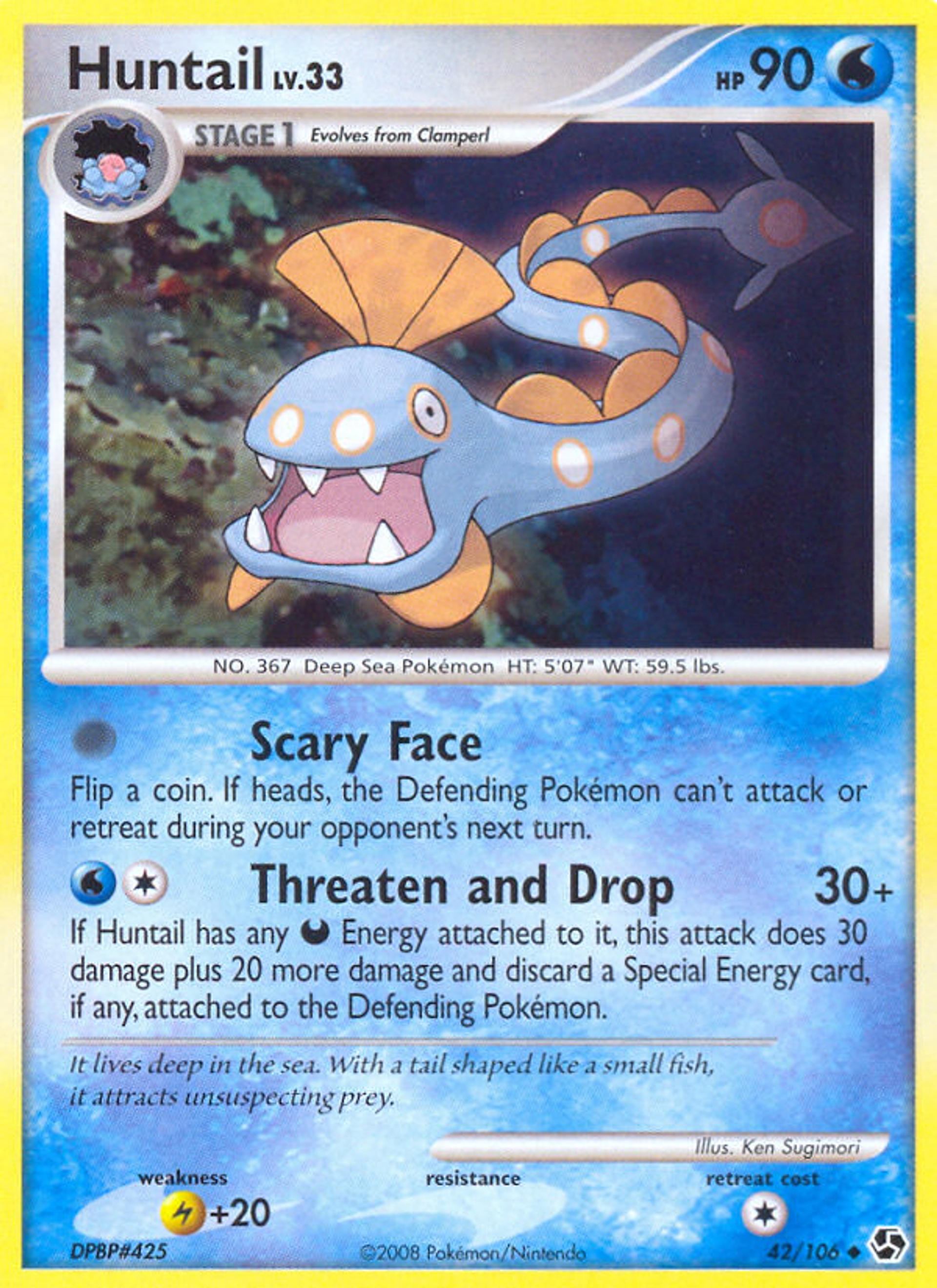 Huntail — Great Encounters — Pokemon