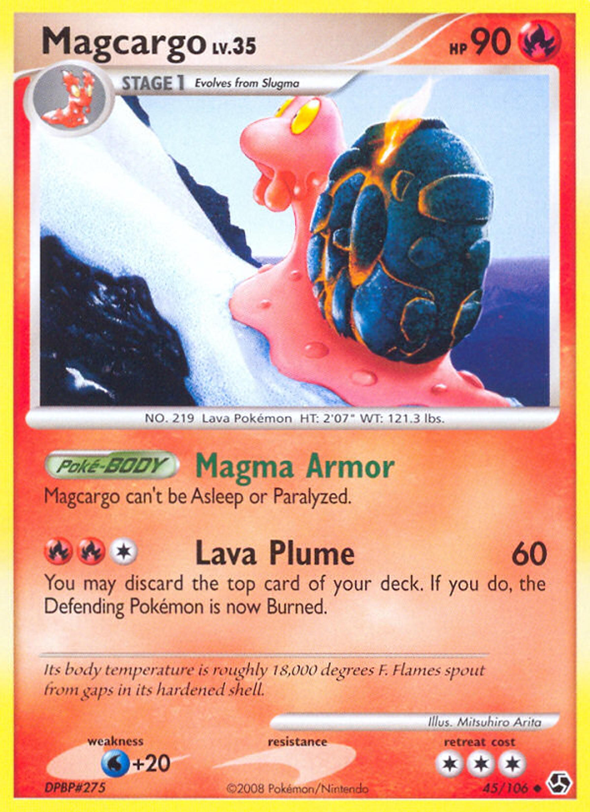 Magcargo — Great Encounters — Pokemon