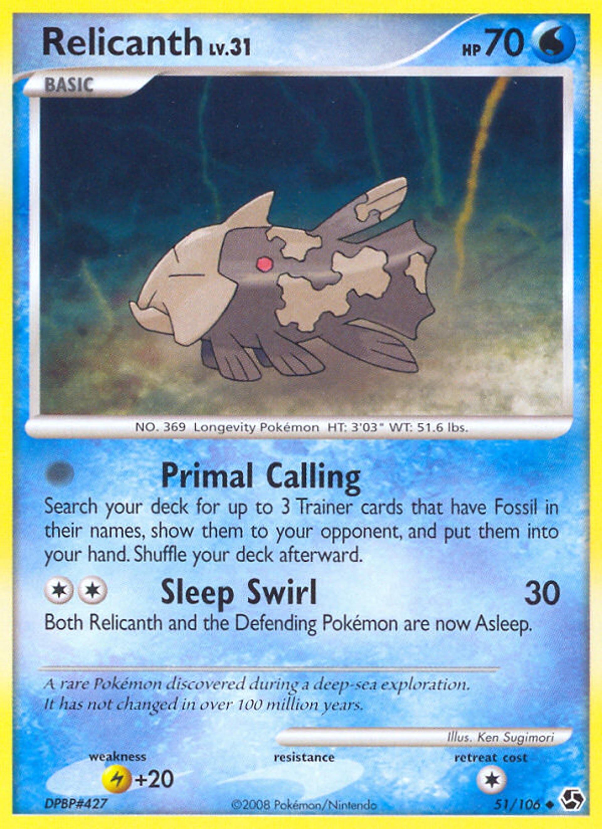 Relicanth — Great Encounters — Pokemon